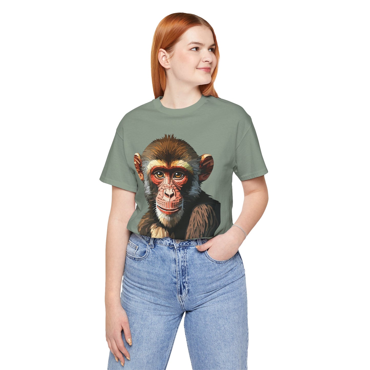 Unisex Animal Shirt, Tee Shirt with Animals, Art Design Tee Shirt, Wild Animals Shirt