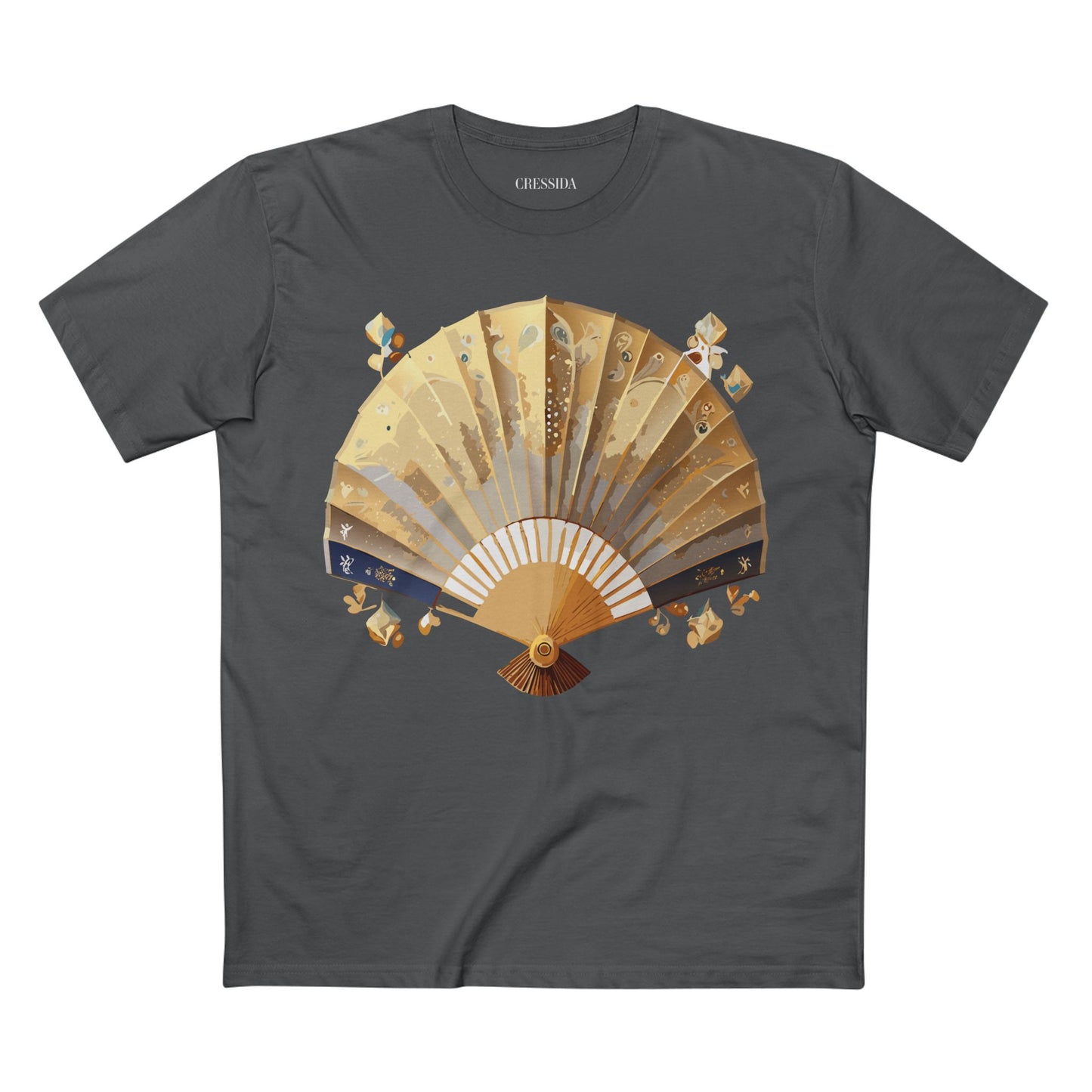 Fan shirt, Shirt with Fan, Tee Shirt with Antique Fan