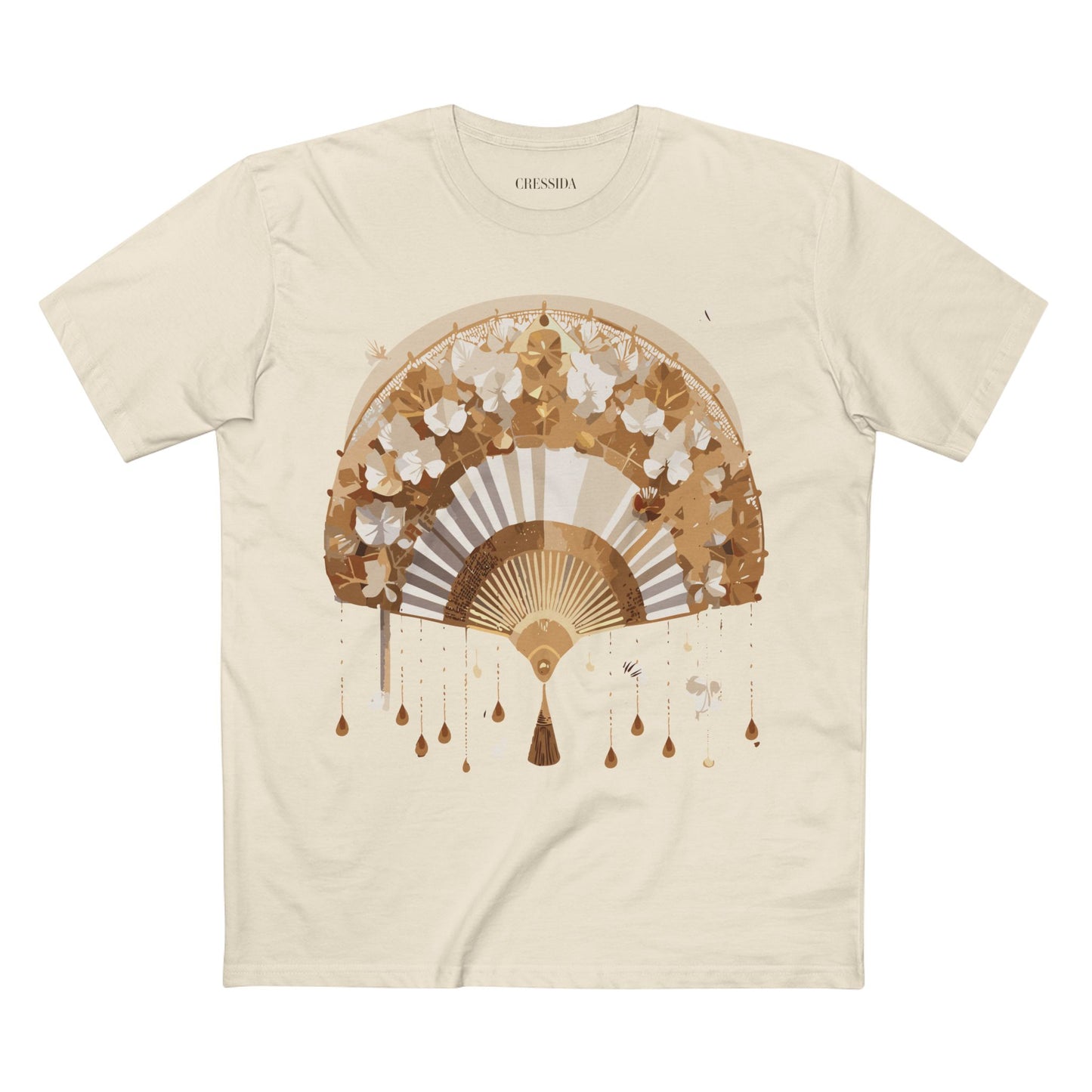 Fan shirt, Shirt with Fan, Tee Shirt with Antique Fan