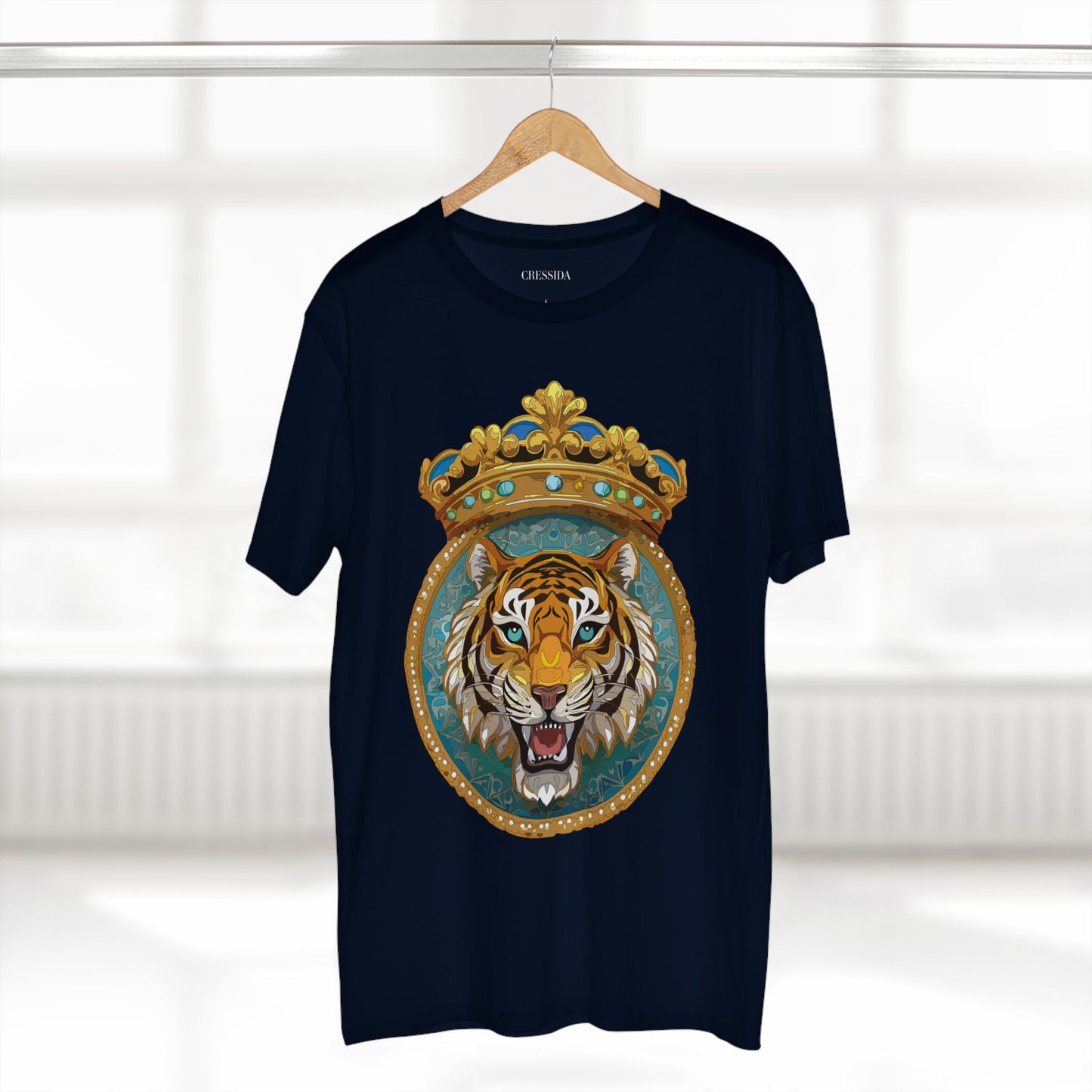 Unisex Animal Art Tee With Antique Medallion Design Premium Cotton Shirt
