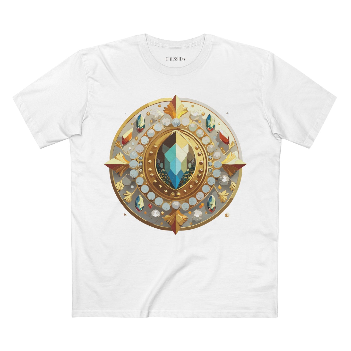 Medallion Shirt, Shirt with Medallion, Tee Shirt with Medal