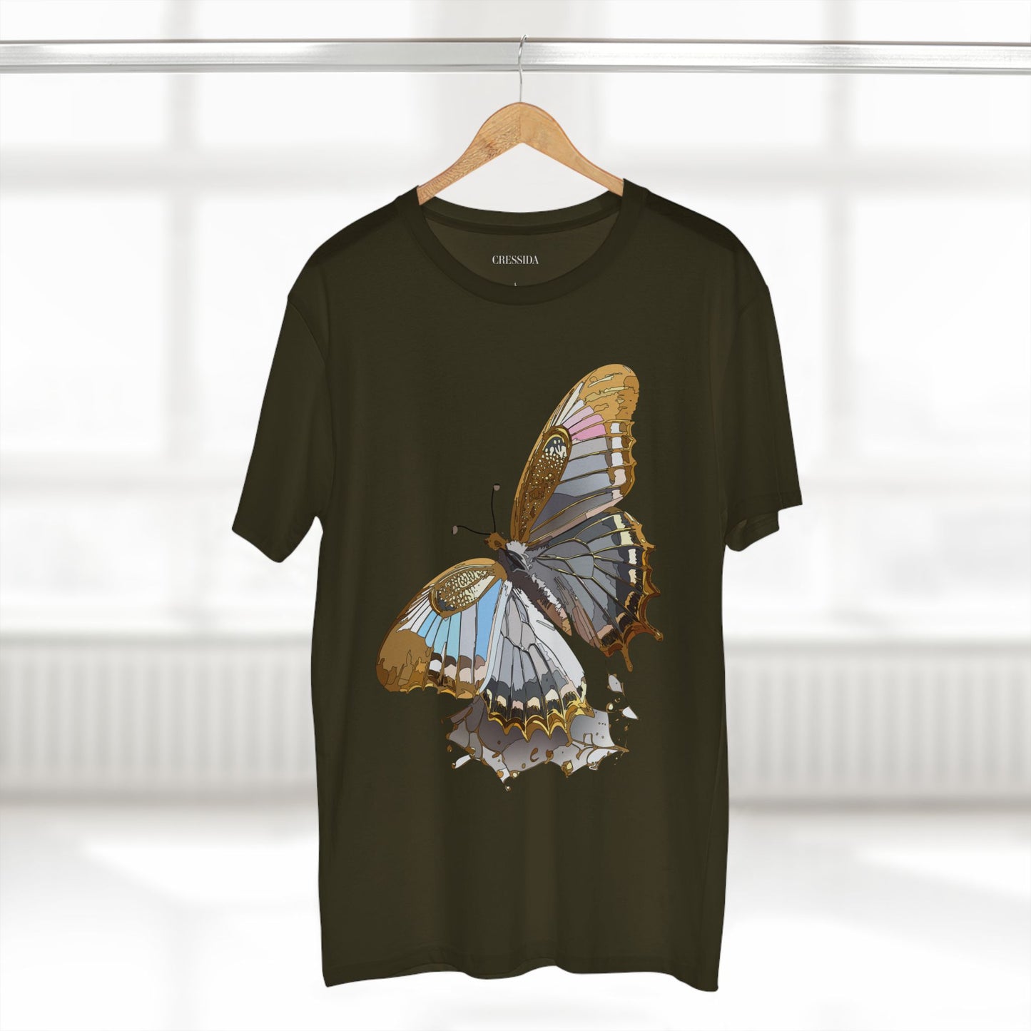 Butterfly shirt, Shirt with Butterfly, Tee Shirt with Antique Butterfly