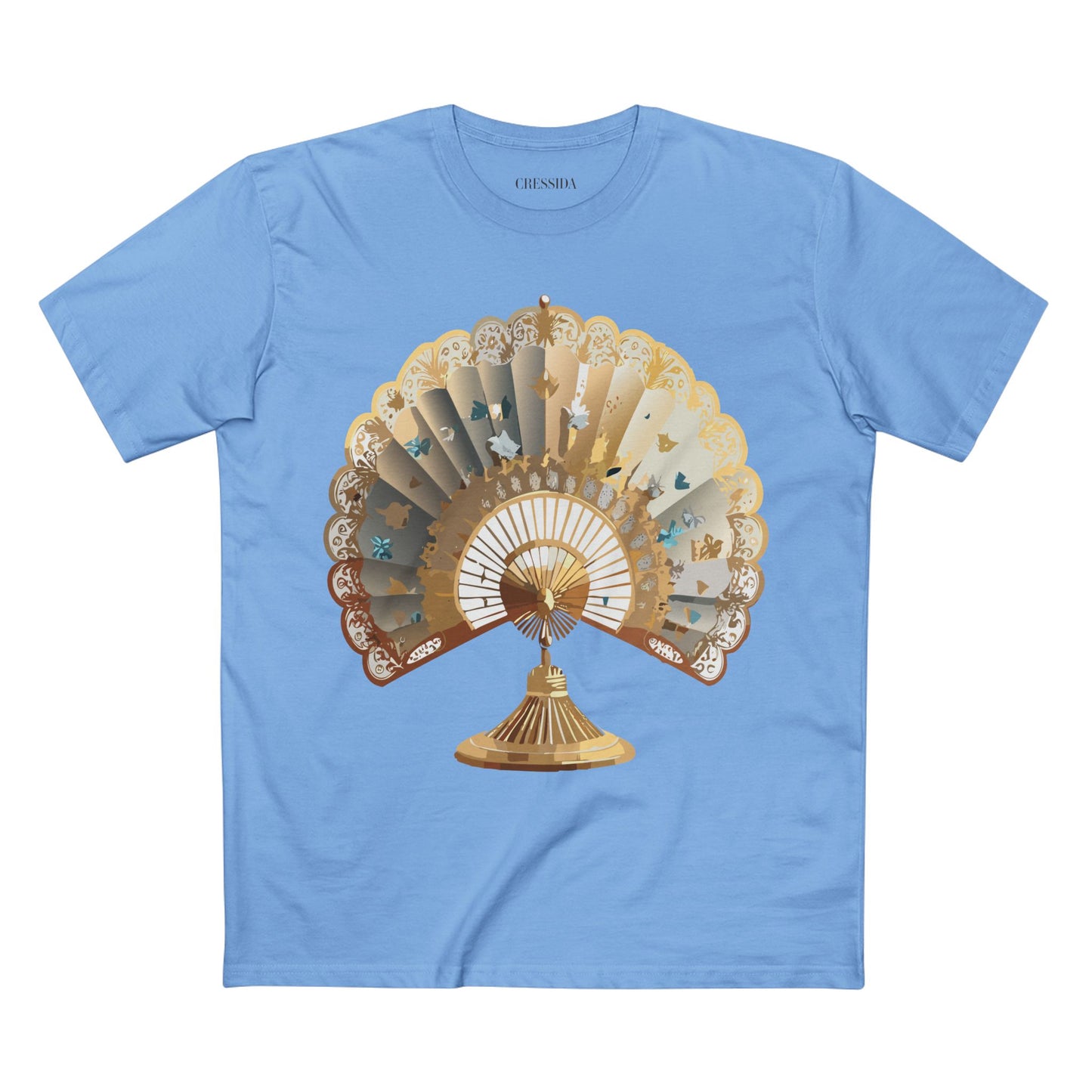 Fan shirt, Shirt with Fan, Tee Shirt with Antique Fan