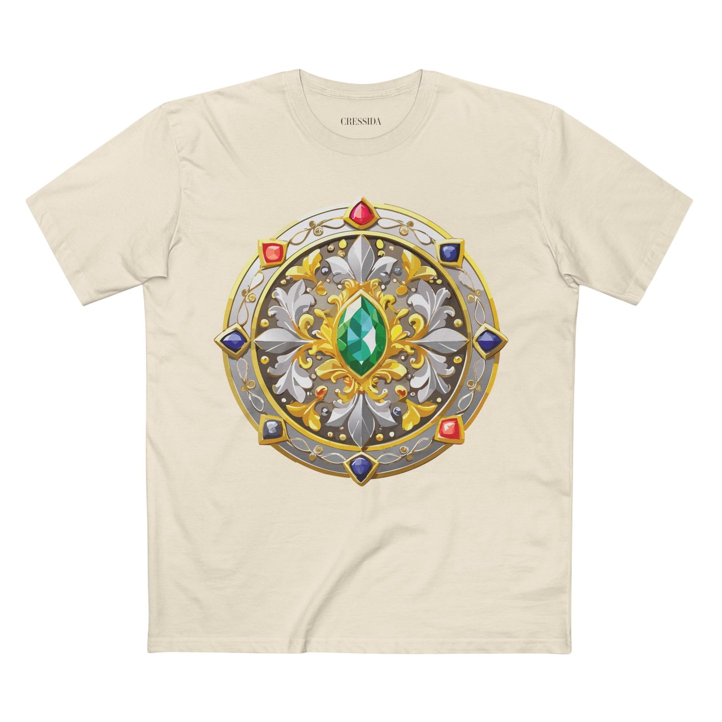 Medallion Shirt, Shirt with Medallion, Tee Shirt with Medal