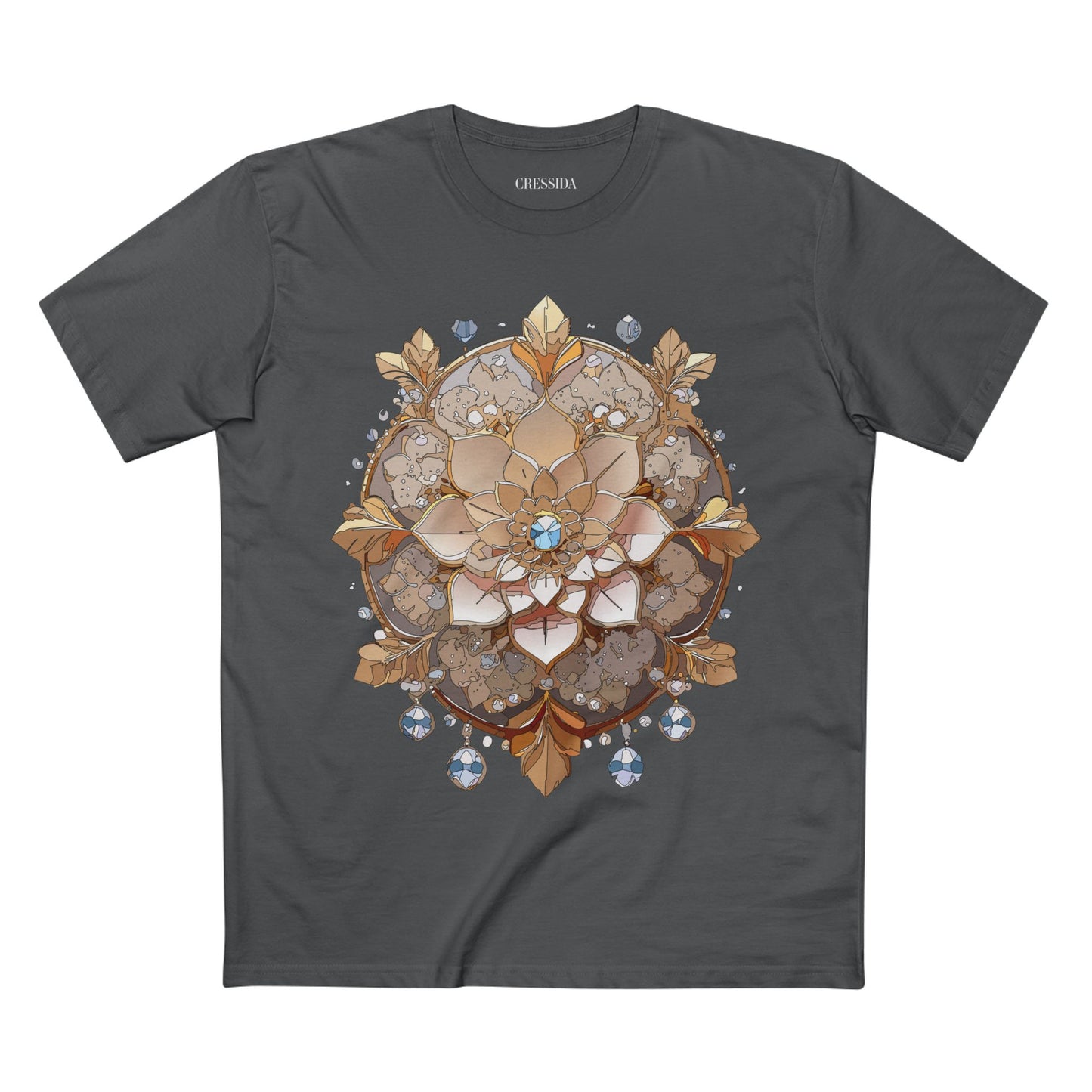 Floral Shirt, Shirt with Flower, Tee Shirt with Antique Flower