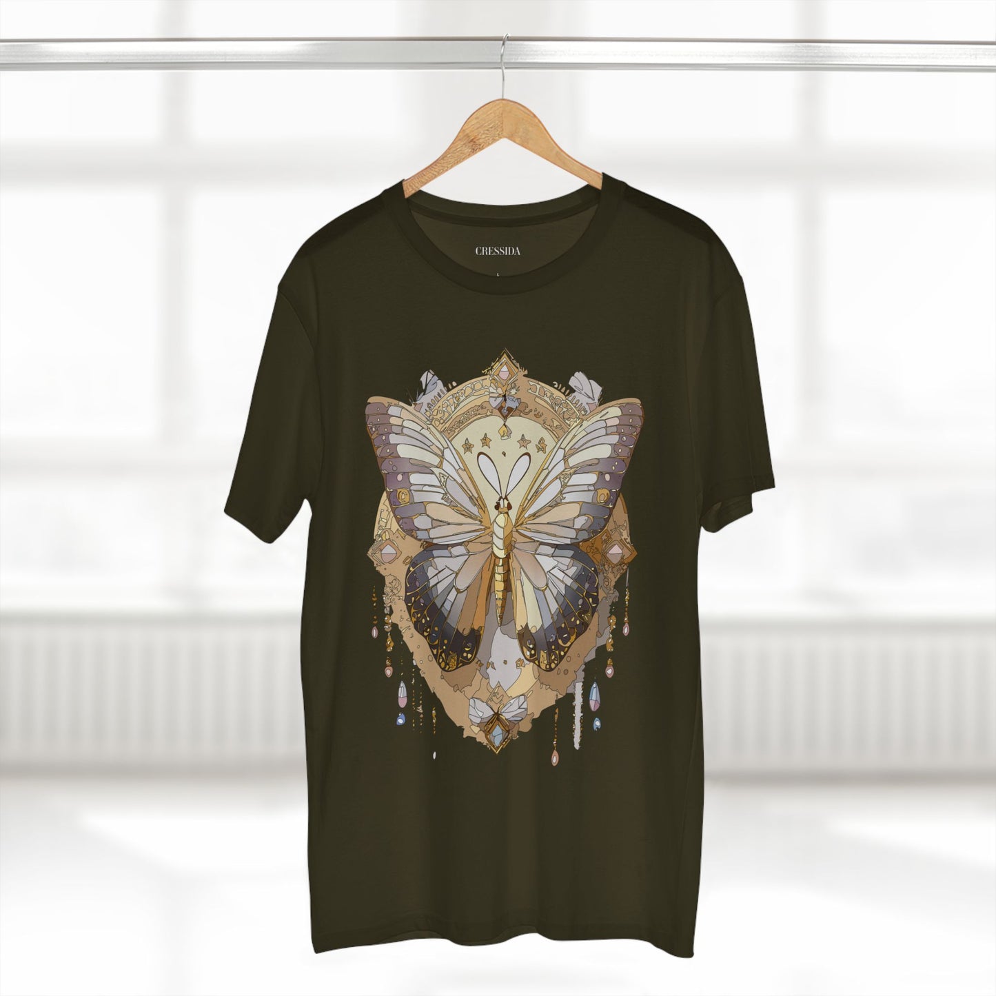 Butterfly shirt, Shirt with Butterfly, Tee Shirt with Antique Butterfly