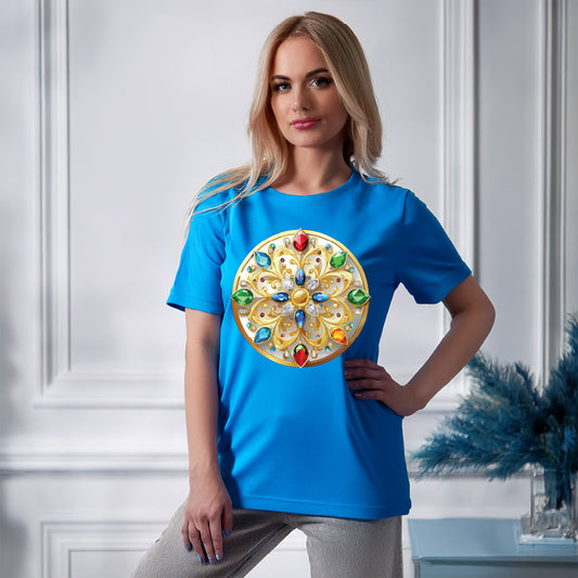 Medallion Shirt, Shirt with Medallion, Tee Shirt with Medal