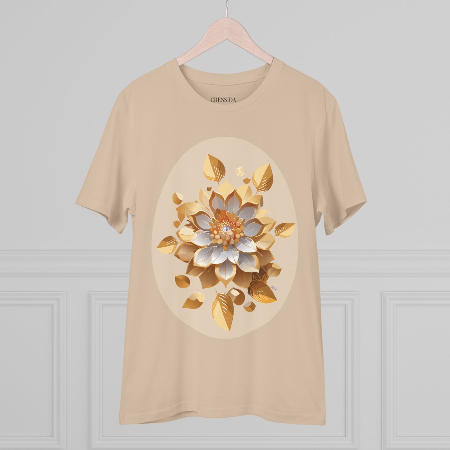 Organic T-shirt with Flower