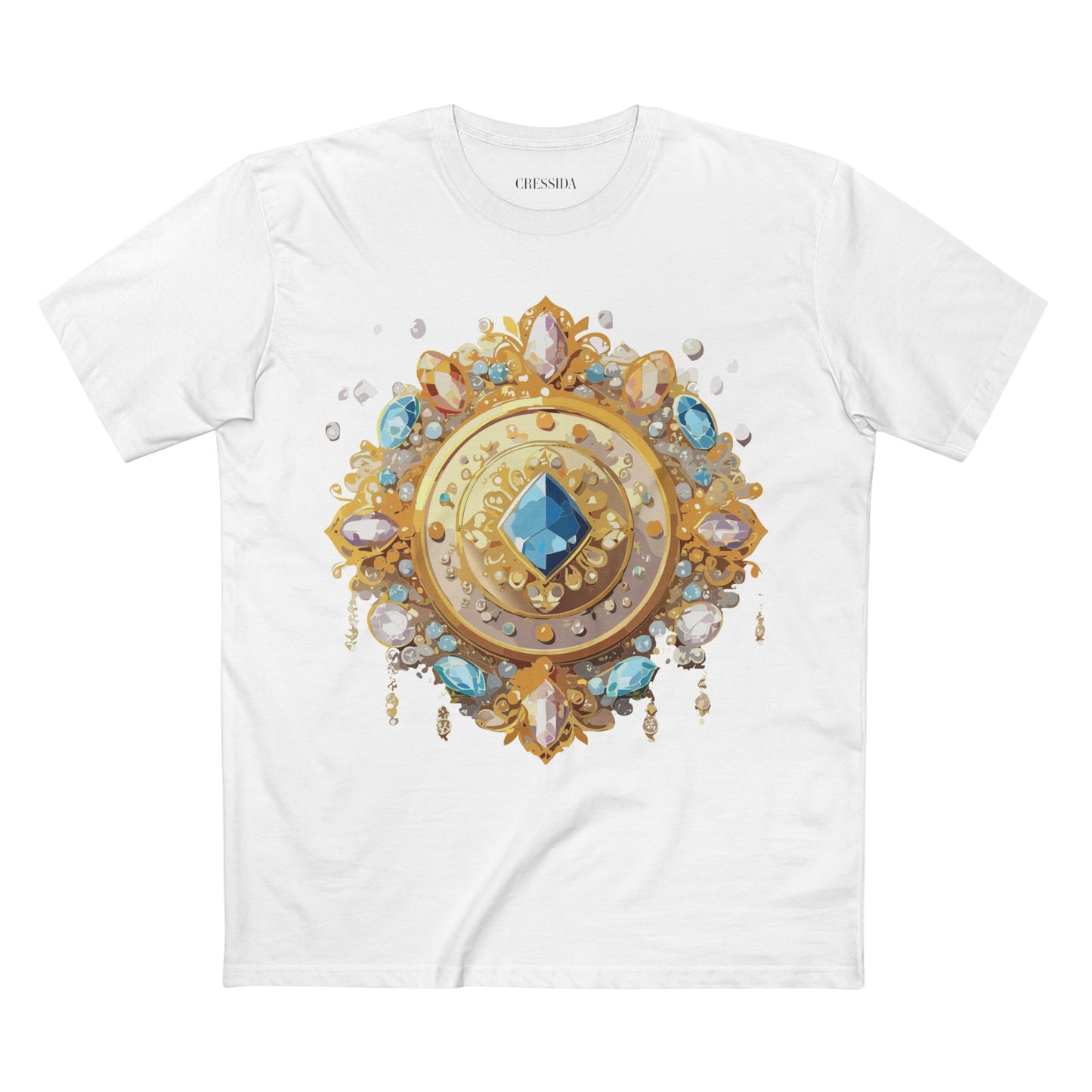 Medallion Shirt, Shirt with Medallion, Tee Shirt with Medal
