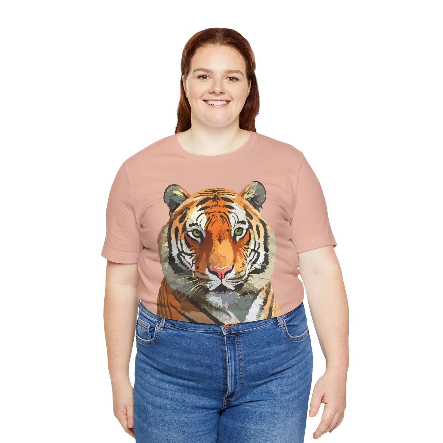 Unisex Animal Shirt, Tee Shirt with Animals, Art Design Tee Shirt, Wild Animals Shirt