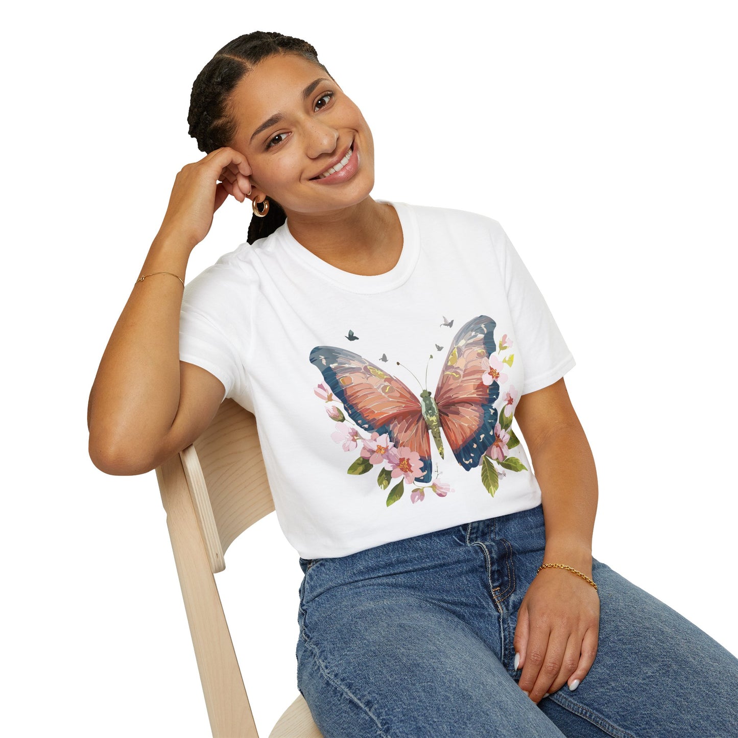 Butterfly Shirt, T Shirt with Butterfly, Monarch Shirt