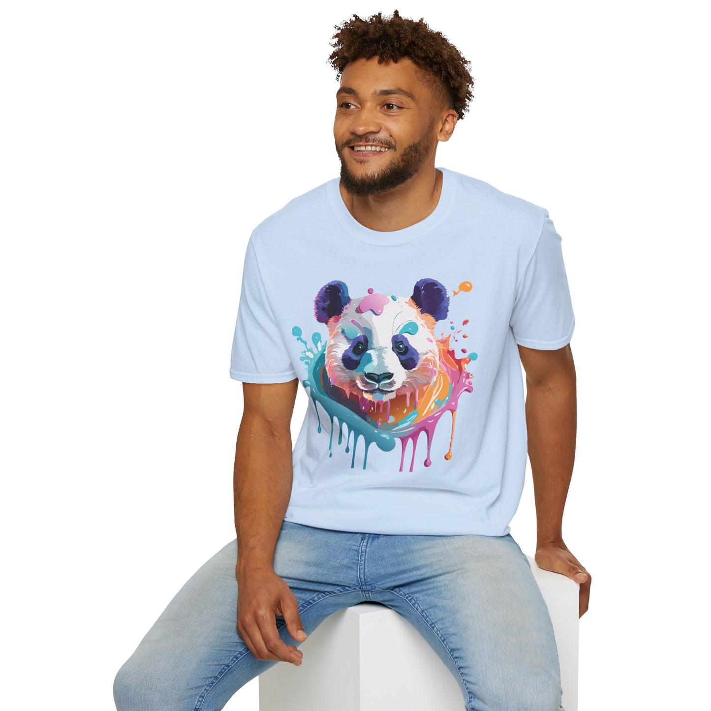 Panda Shirt, T Shirt with Panda, Animal Shirt, Tee Shirt with Animals