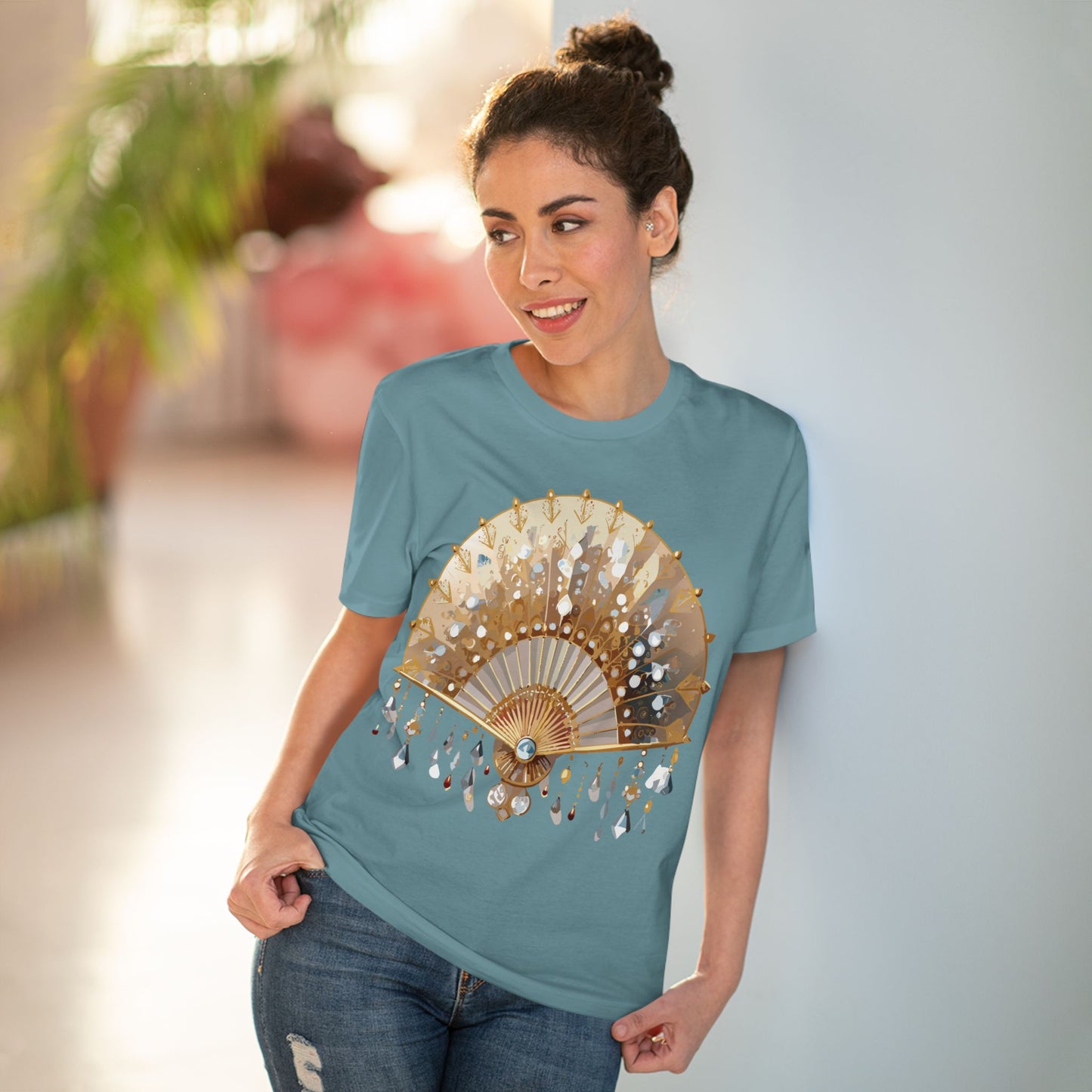 Organic T-shirt with Fan