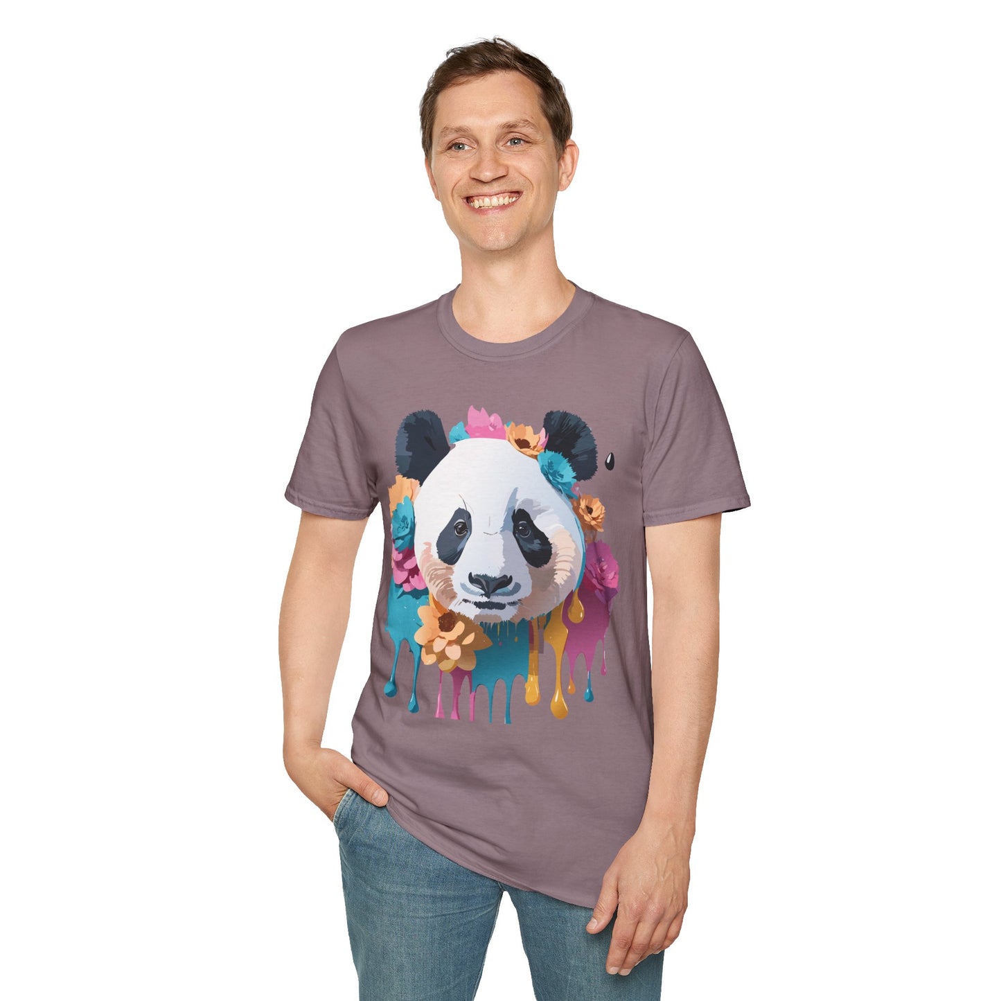 Panda Shirt, T Shirt with Panda, Animal Shirt, Tee Shirt with Animals