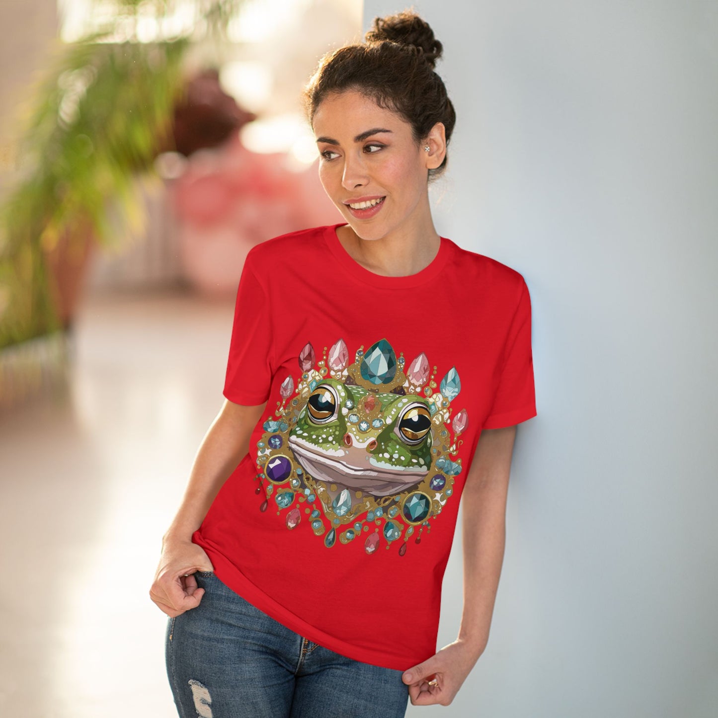 Organic T-shirt with Animals - Frog