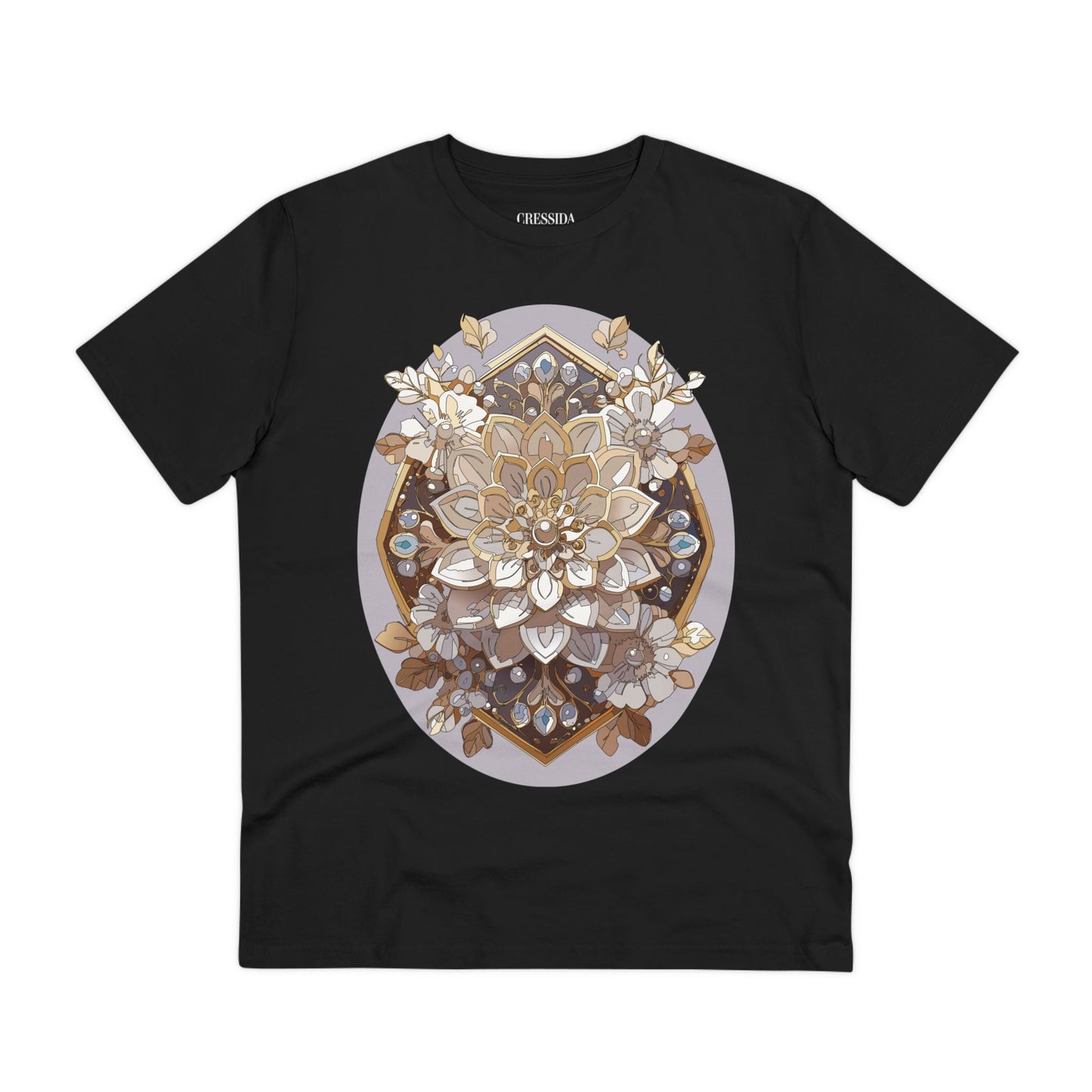 Organic T-shirt with Flower