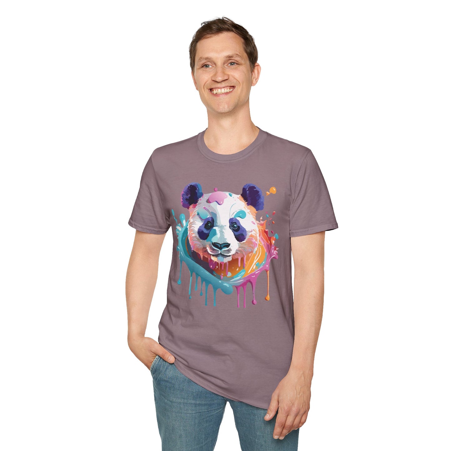 Panda Shirt, T Shirt with Panda, Animal Shirt, Tee Shirt with Animals