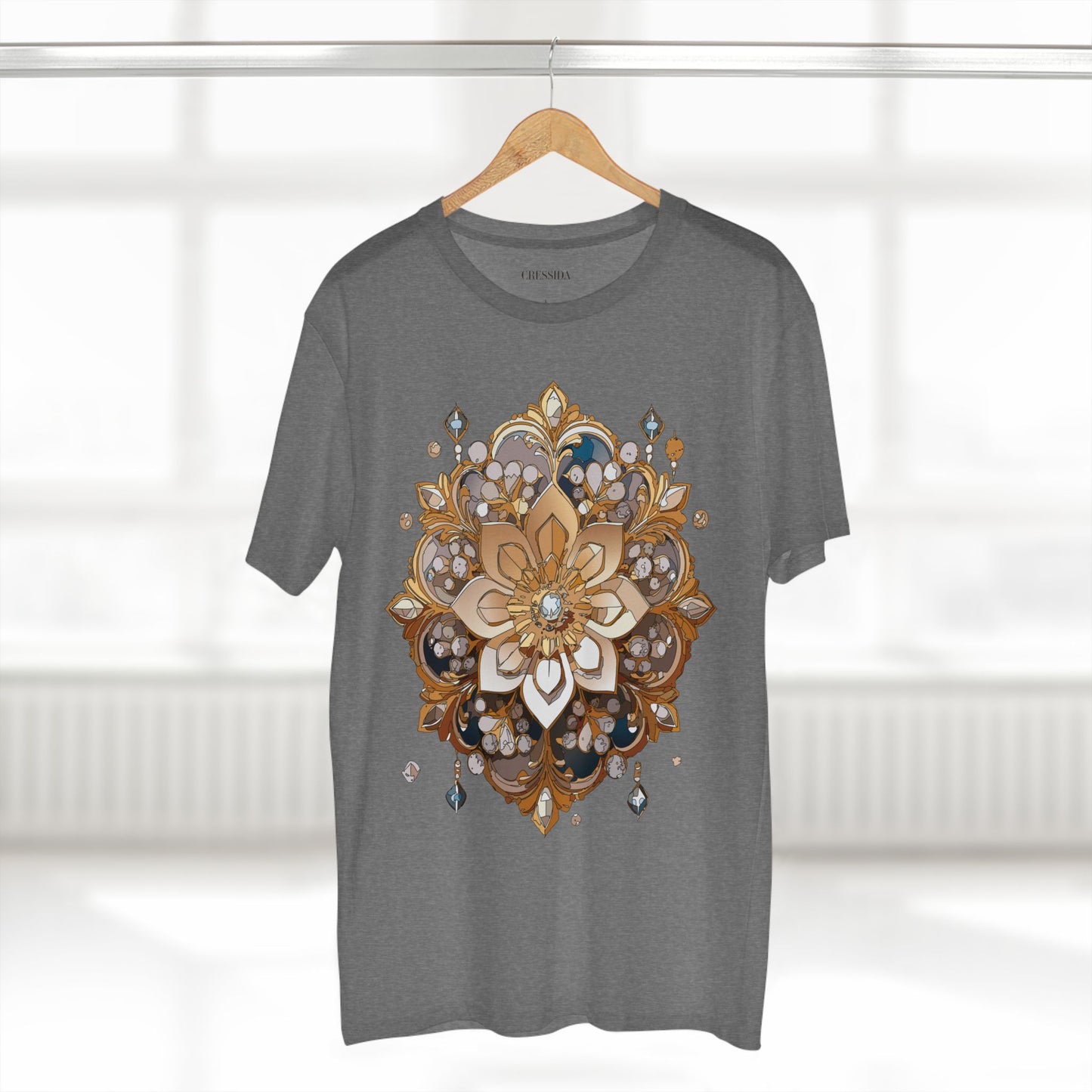 Floral Shirt, Shirt with Flower, Tee Shirt with Antique Flower