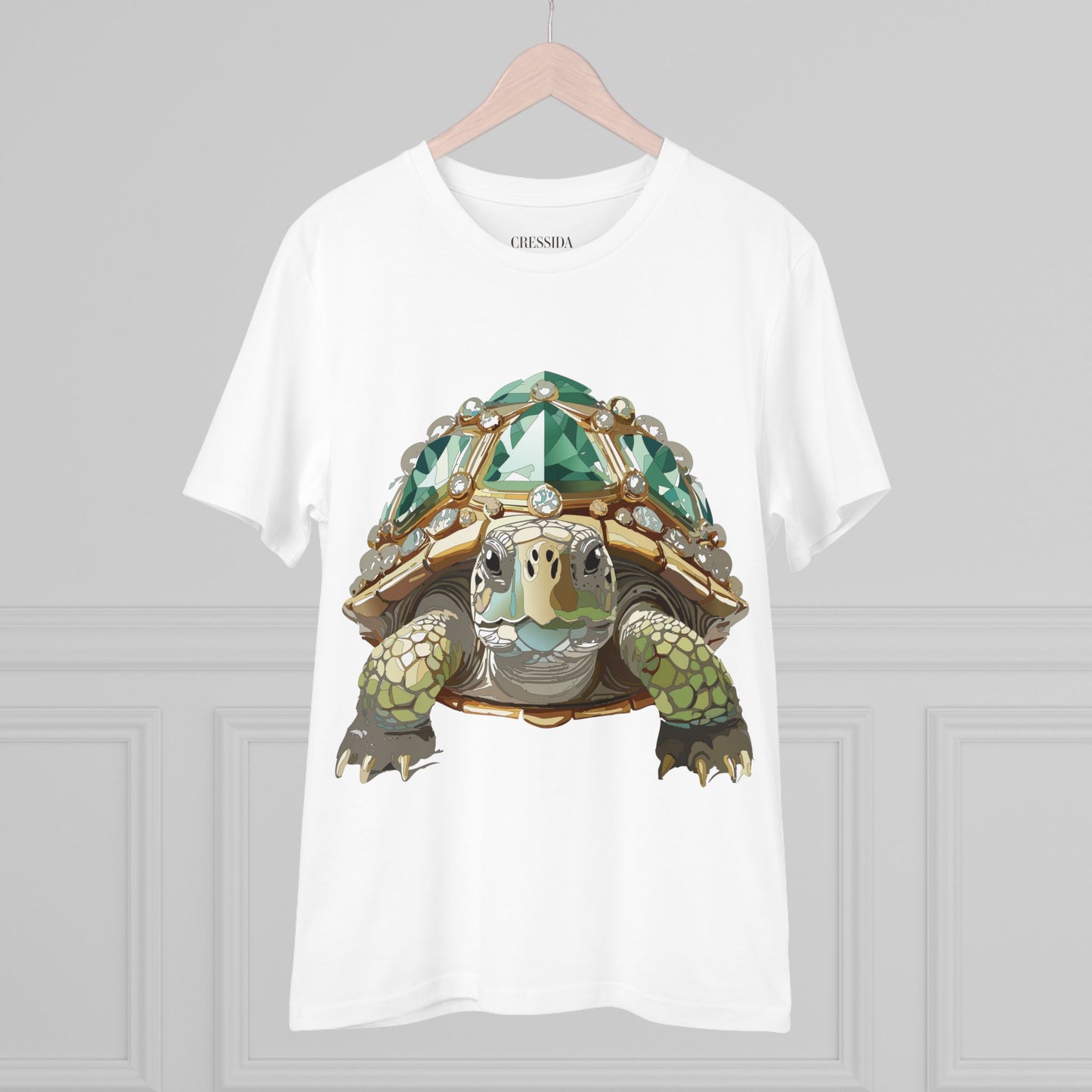 Organic T-shirt with Animals - Turtle