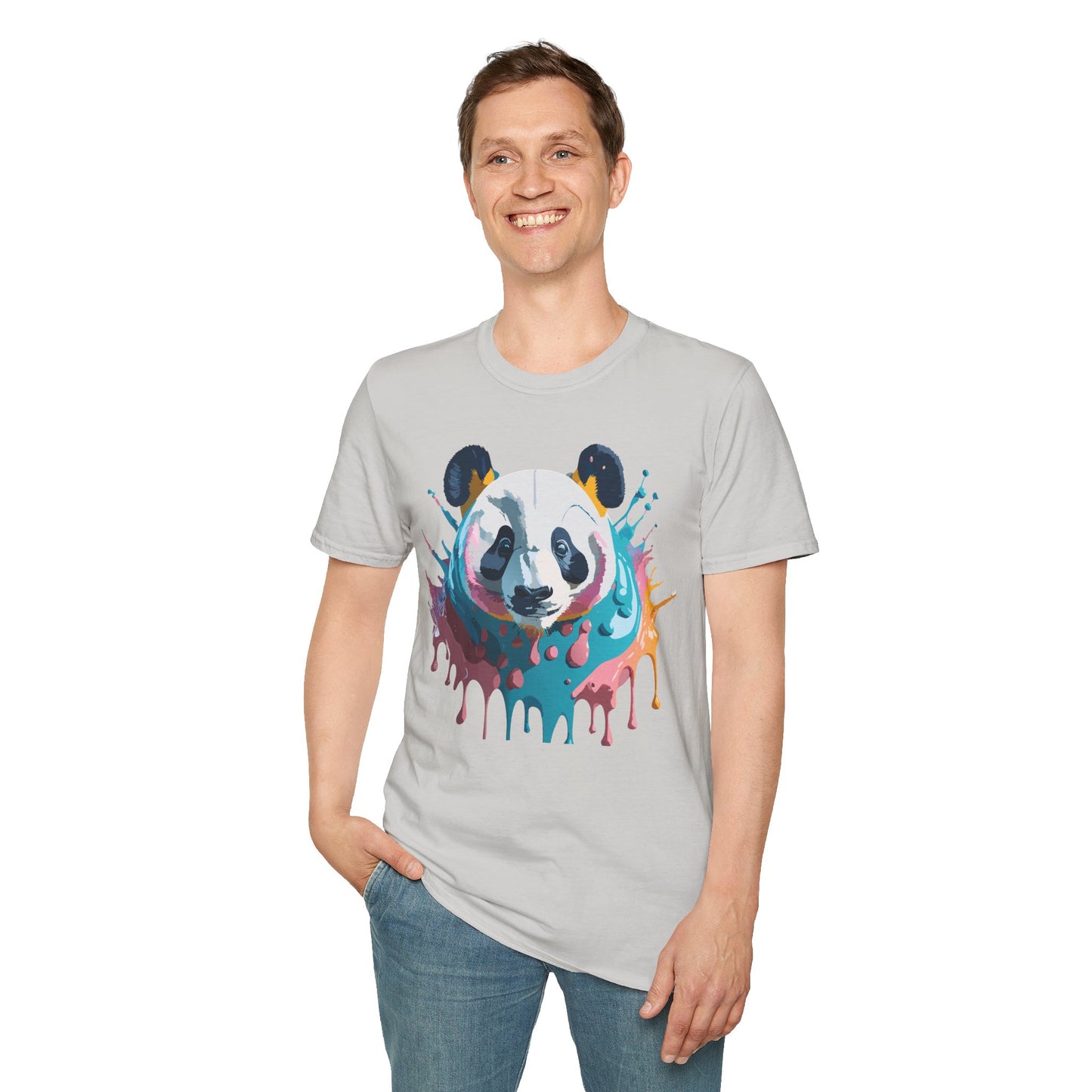 Panda Shirt, T Shirt with Panda, Animal Shirt, Tee Shirt with Animals