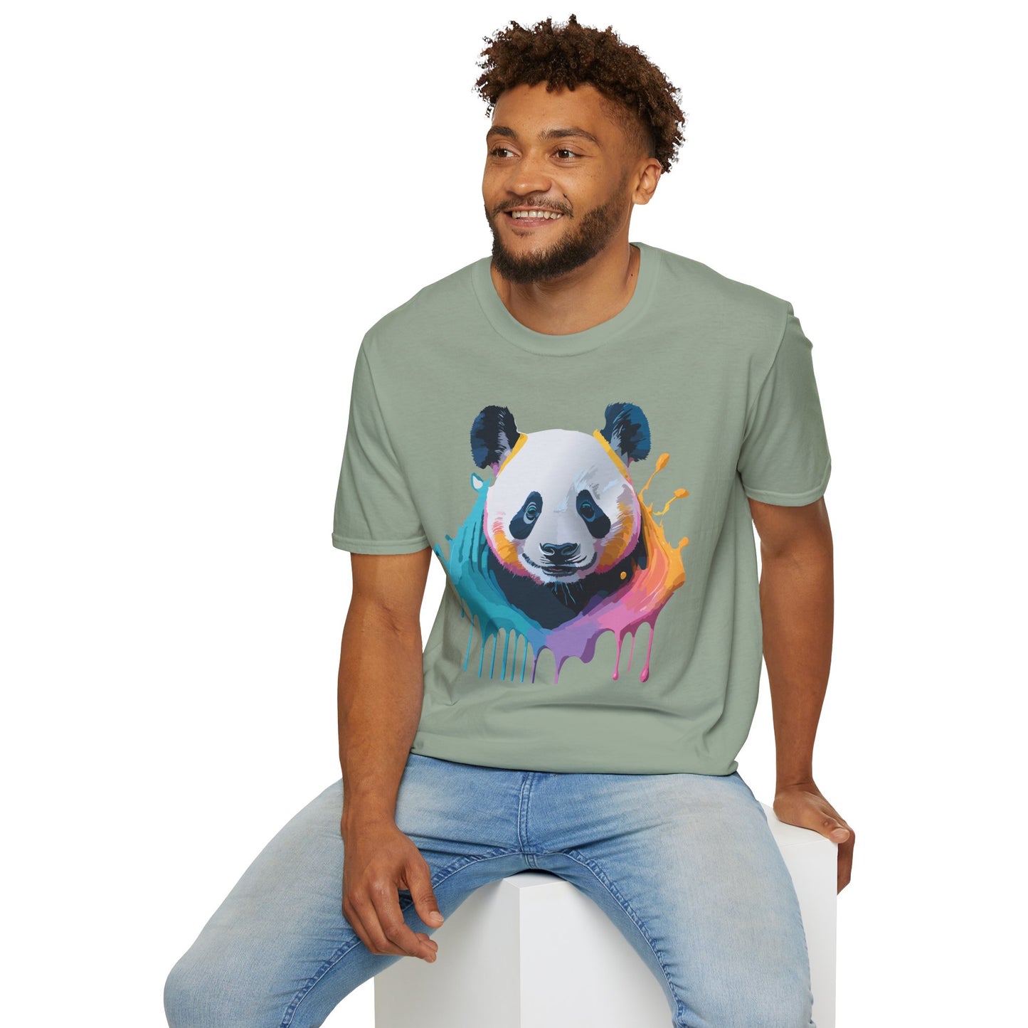 Panda Shirt, T Shirt with Panda, Animal Shirt, Tee Shirt with Animals
