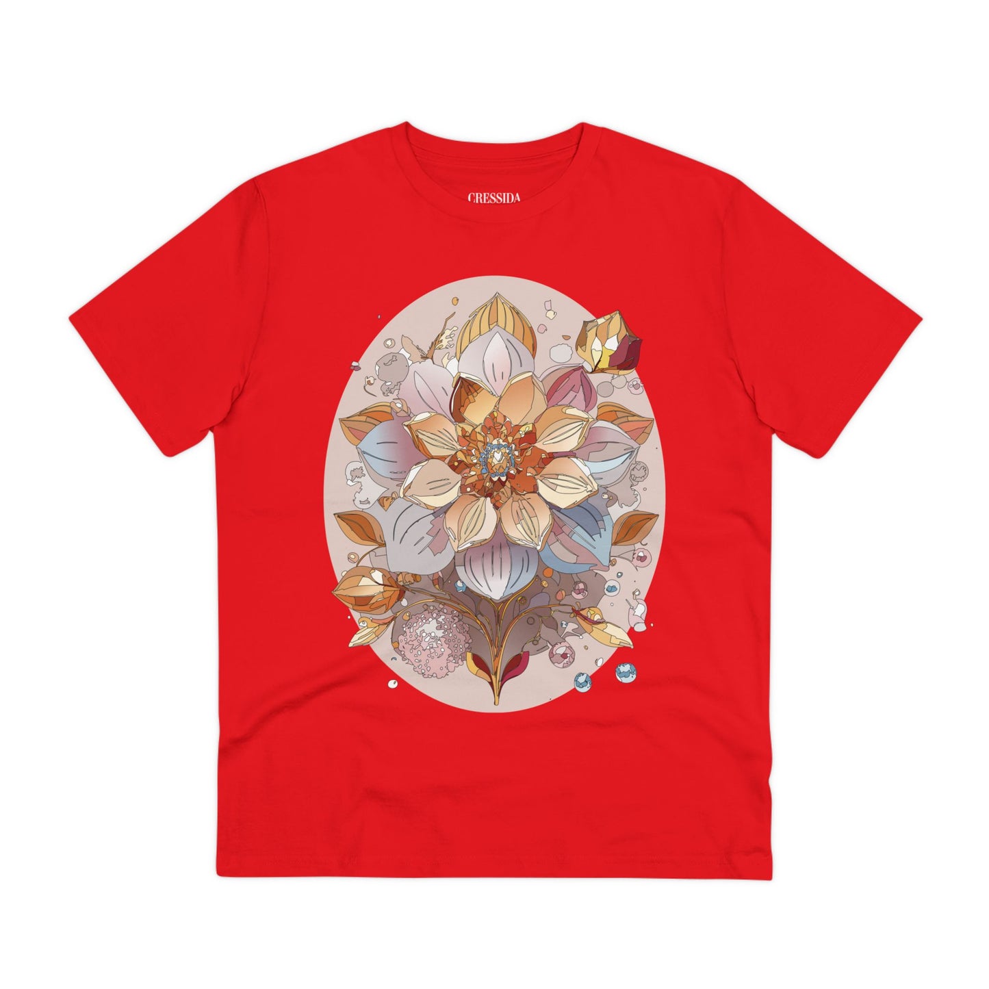 Organic T-shirt with Flower