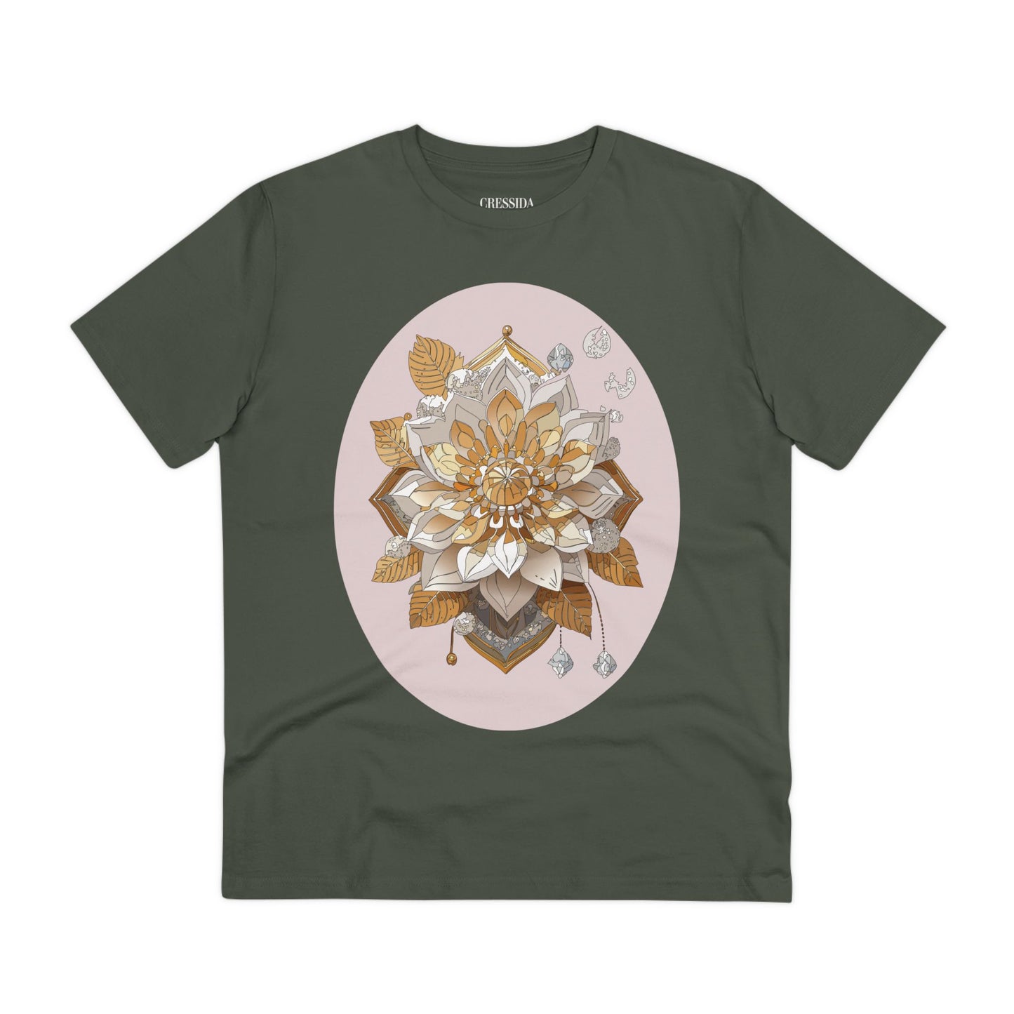 Organic T-shirt with Flower