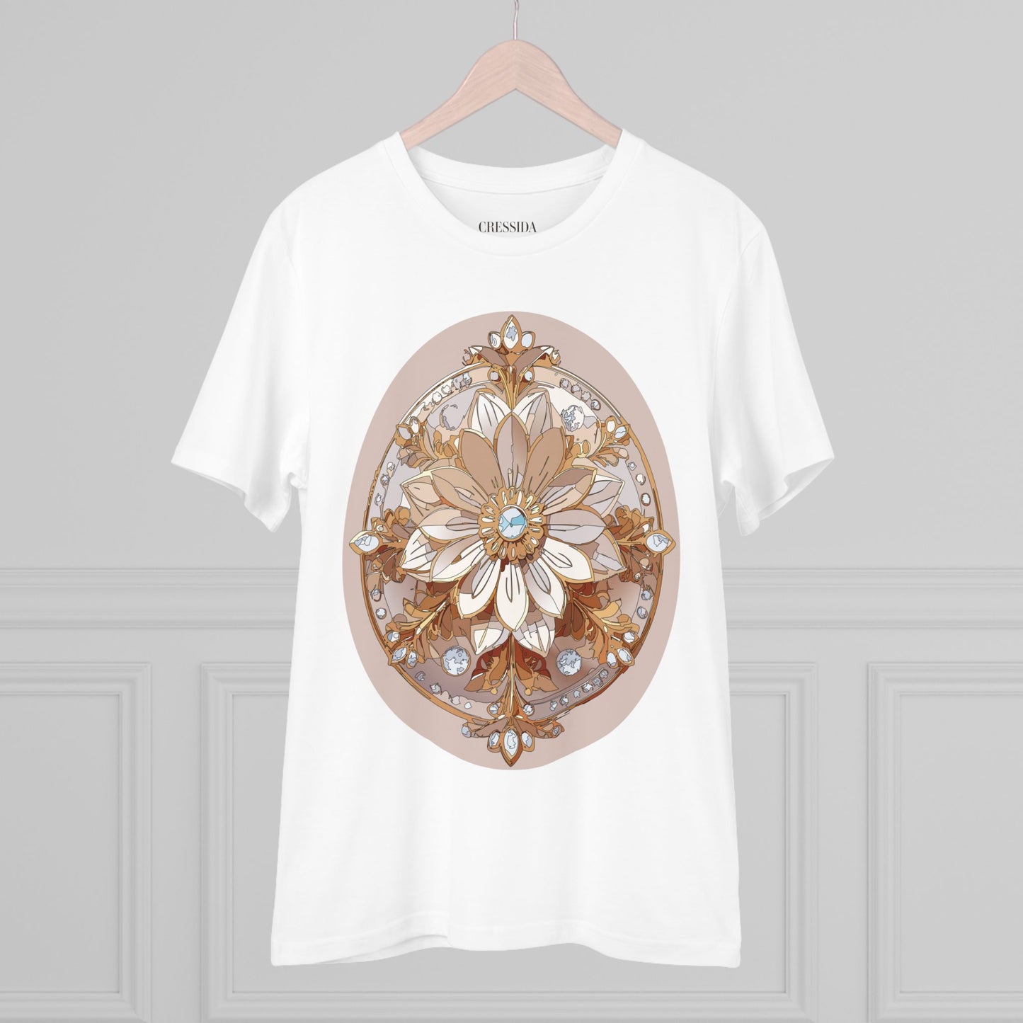 Organic T-shirt with Flower