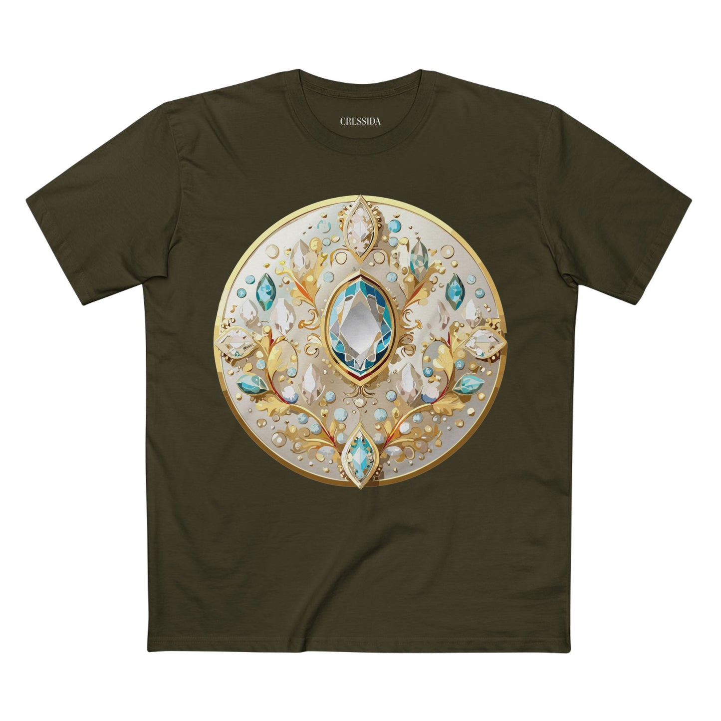 Medallion Shirt, Shirt with Medallion, Tee Shirt with Medal