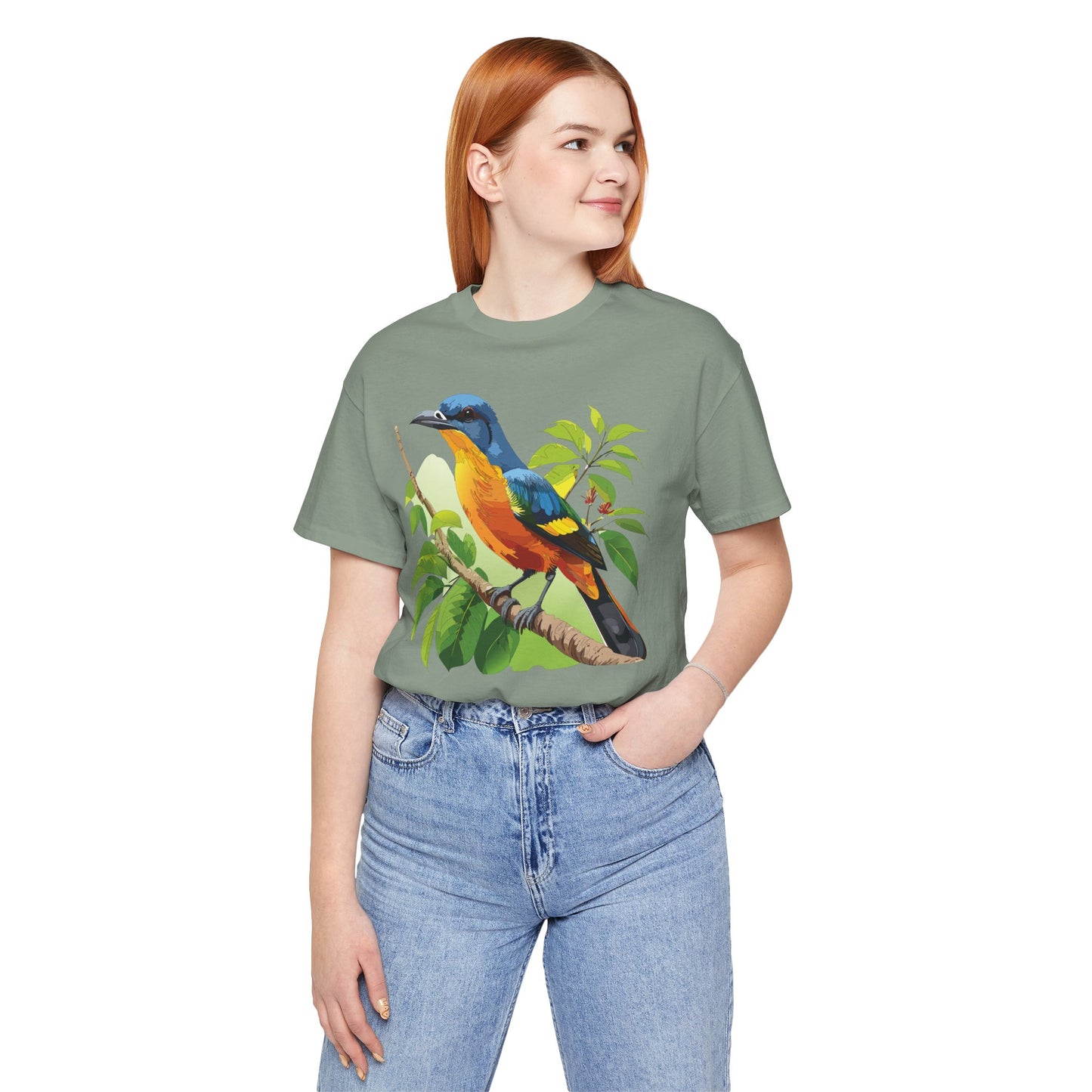 Unisex Animal Shirt, Tee Shirt with Animals, Art Design Tee Shirt, Wild Animals Shirt