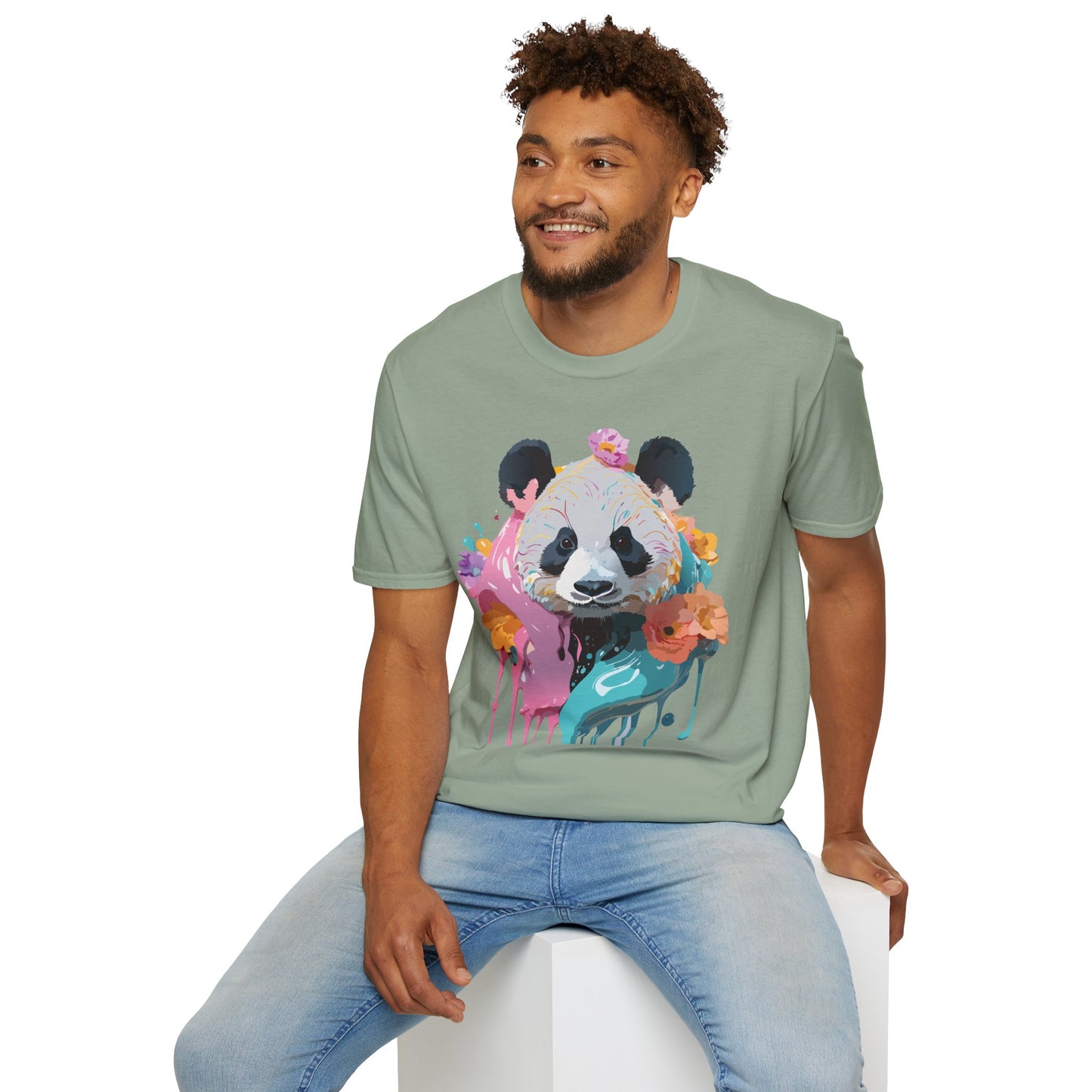 Panda Shirt, T Shirt with Panda, Animal Shirt, Tee Shirt with Animals