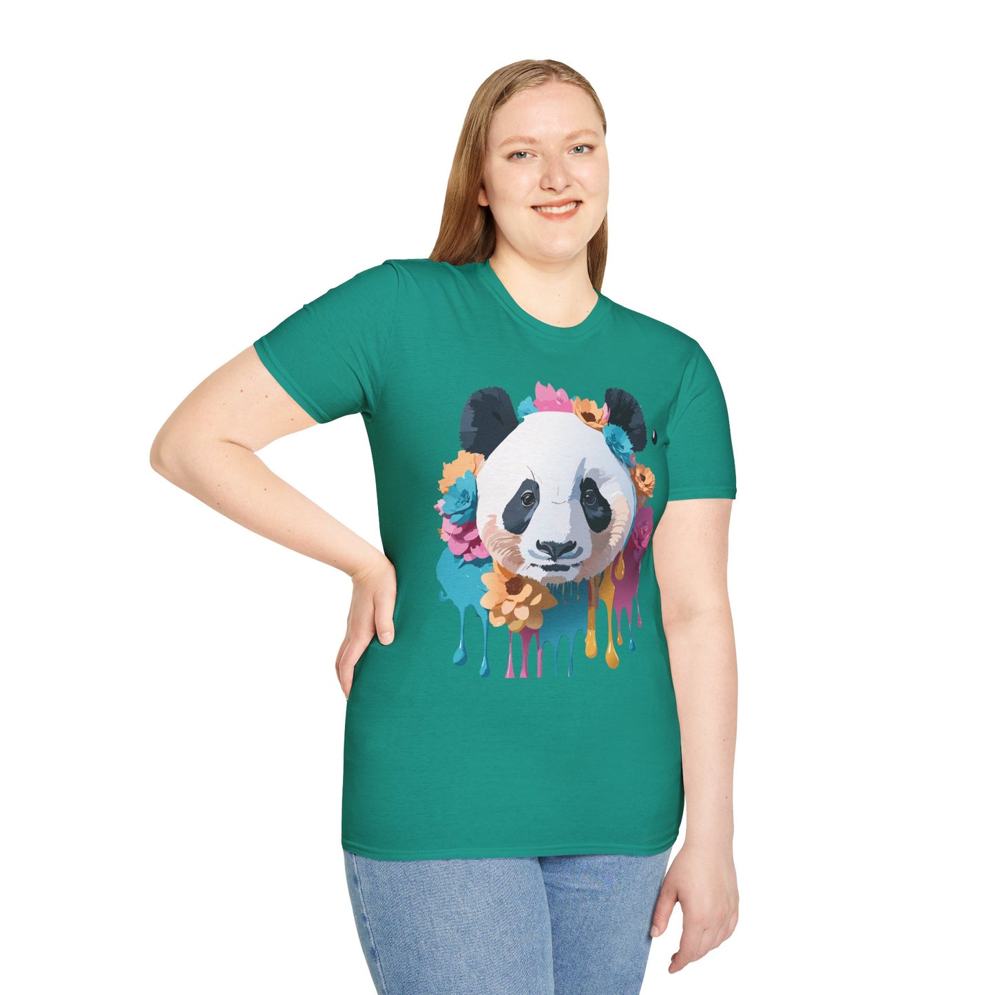 Panda Shirt, T Shirt with Panda, Animal Shirt, Tee Shirt with Animals
