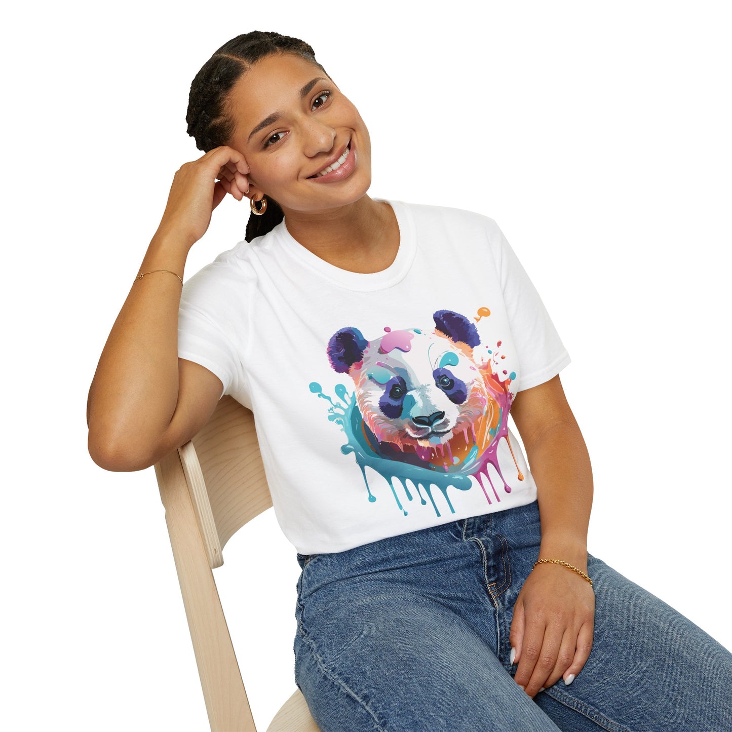 Panda Shirt, T Shirt with Panda, Animal Shirt, Tee Shirt with Animals