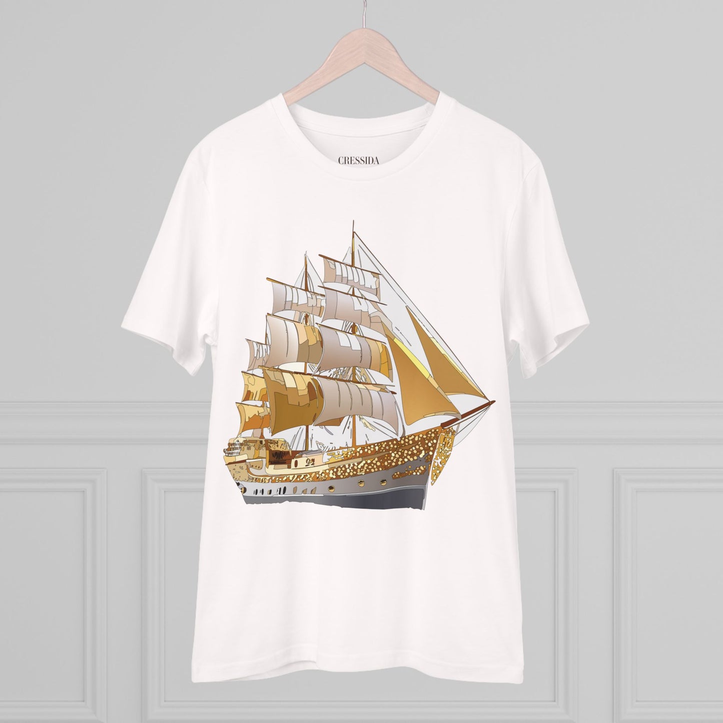 Organic T-shirt with Ship