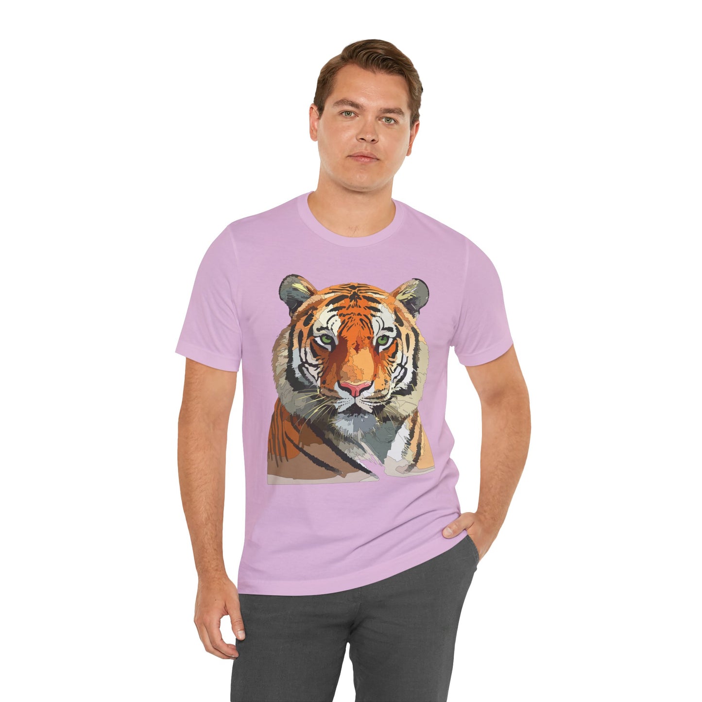 Unisex Animal Shirt, Tee Shirt with Animals, Art Design Tee Shirt, Wild Animals Shirt