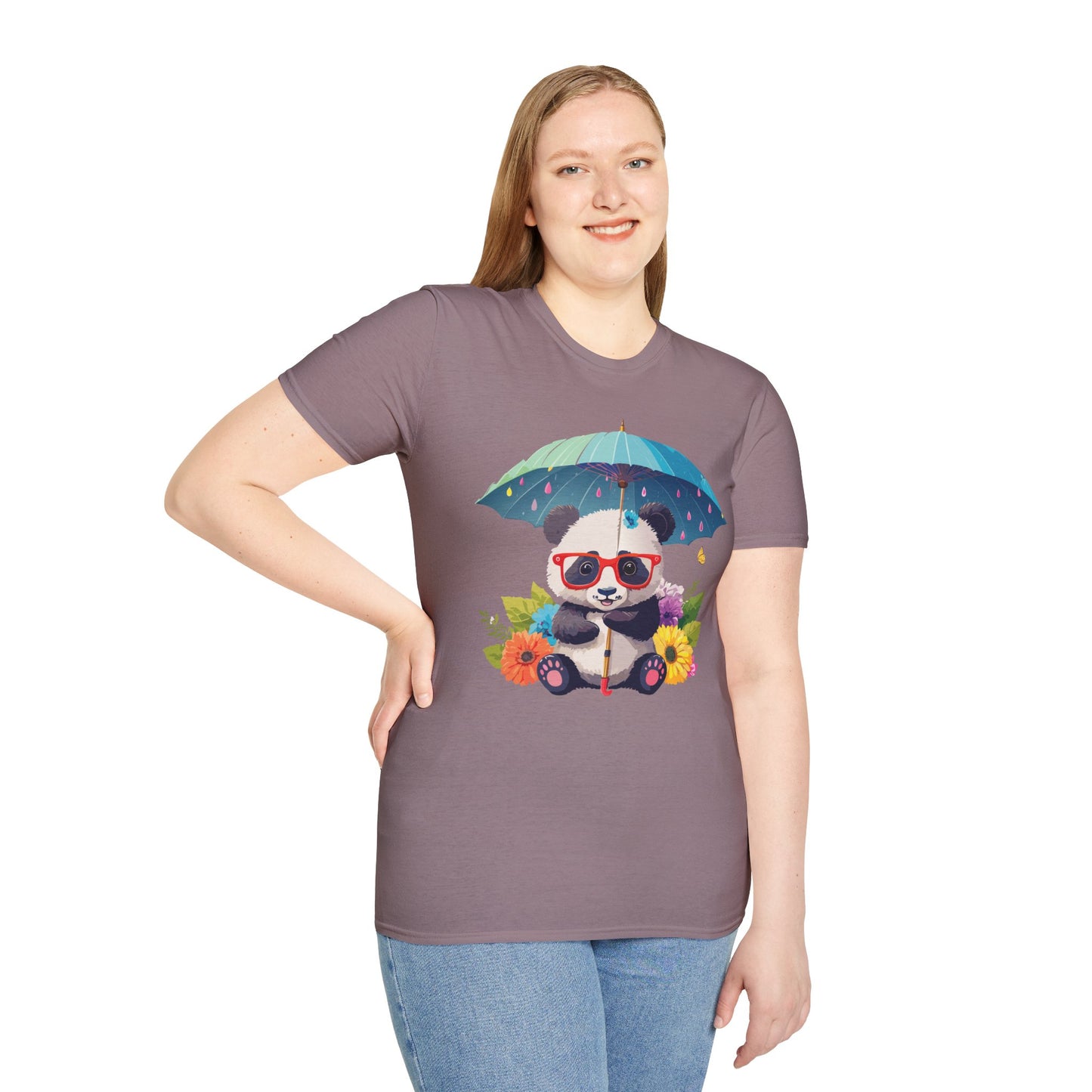 Panda Shirt, T Shirt with Panda, Animal Shirt, Tee Shirt with Animals