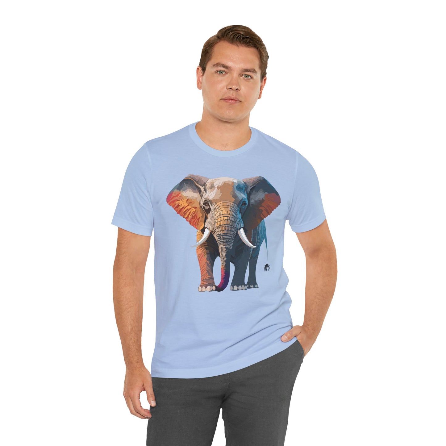 Unisex Animal Shirt, Tee Shirt with Animals, Art Design Tee Shirt, Wild Animals Shirt