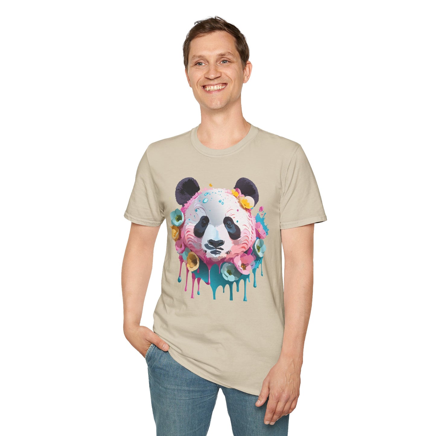 Panda Shirt, T Shirt with Panda, Animal Shirt, Tee Shirt with Animals