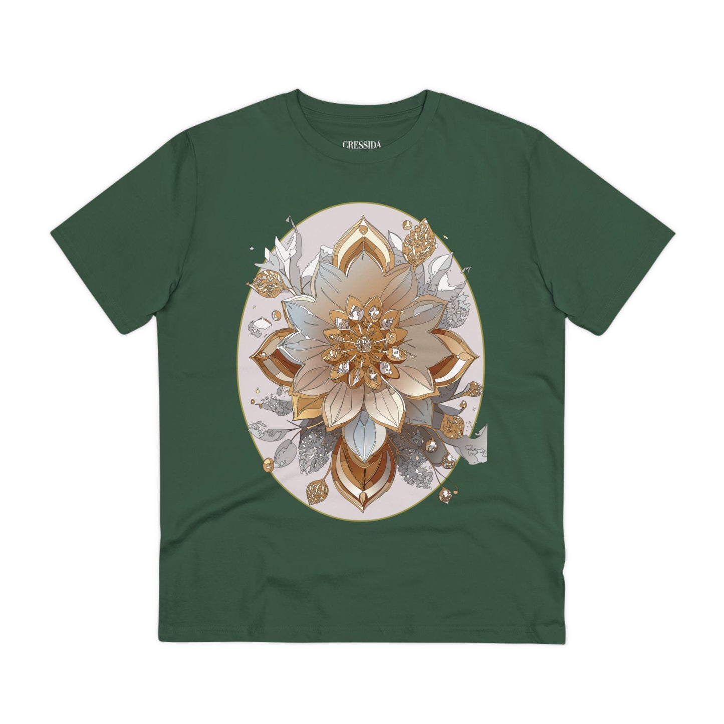 Organic T-shirt with Flower