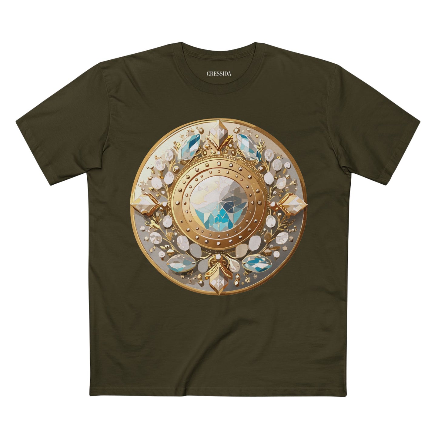 Medallion Shirt, Shirt with Medallion, Tee Shirt with Medal