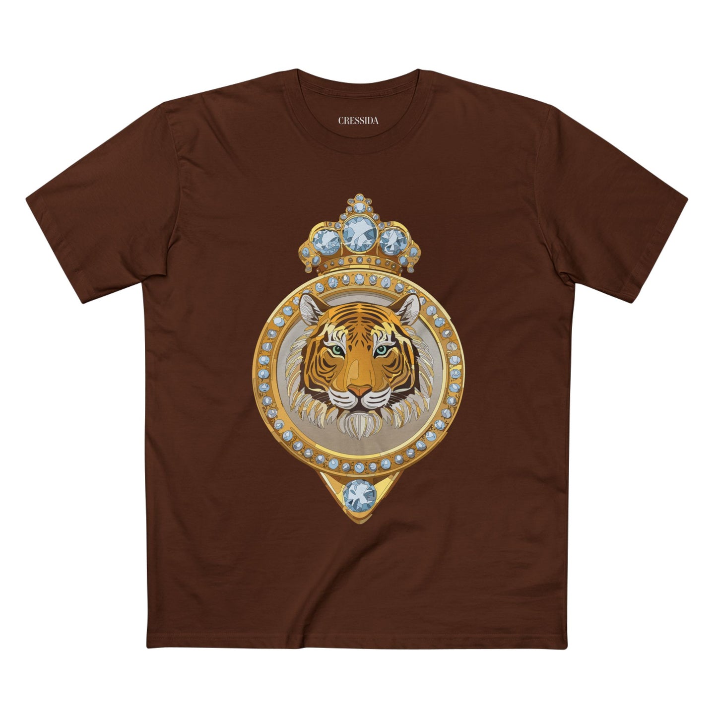 Unisex Antique Animal Medallion Premium Cotton Tee Shirt Artwork Edition