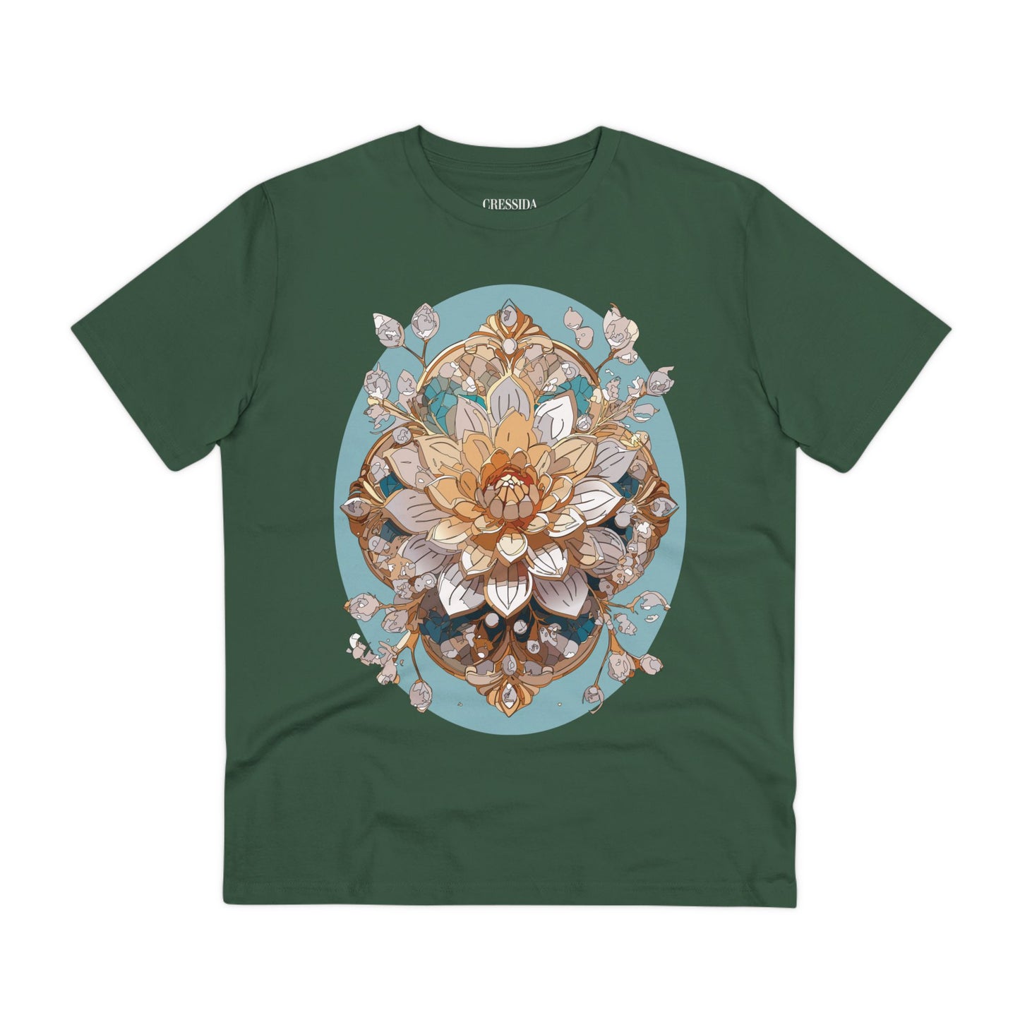 Organic T-shirt with Flower