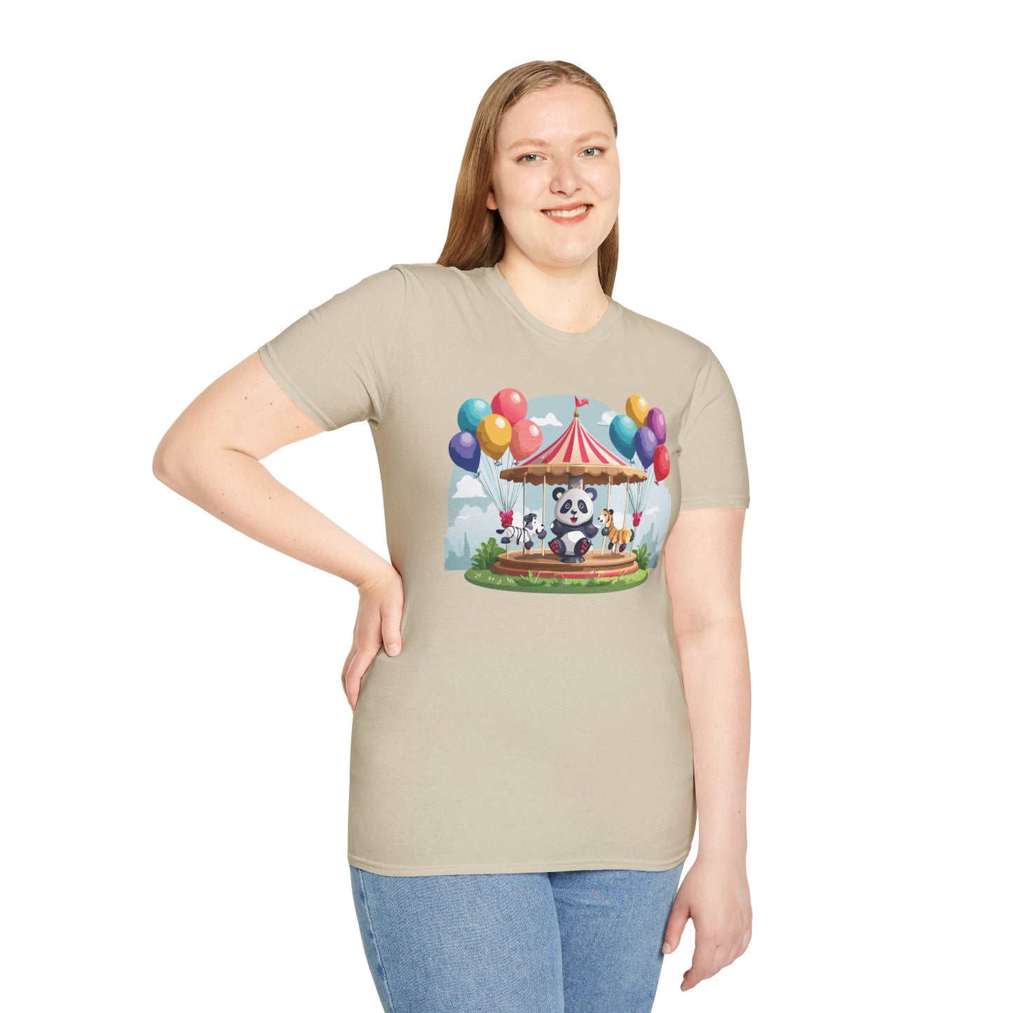 Panda Shirt, T Shirt with Panda, Animal Shirt, Tee Shirt with Animals