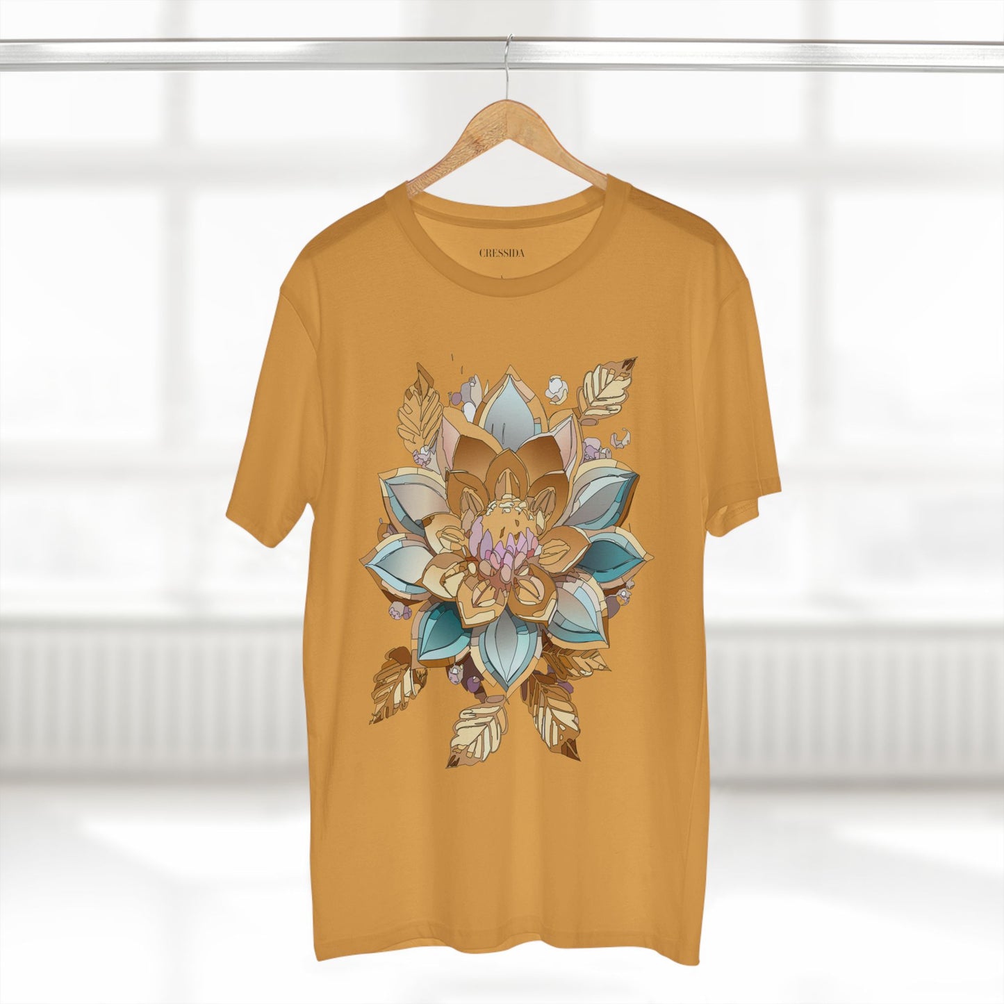 Floral Antique Flower Graphic Tee For Unisex Premium Cotton Shirt