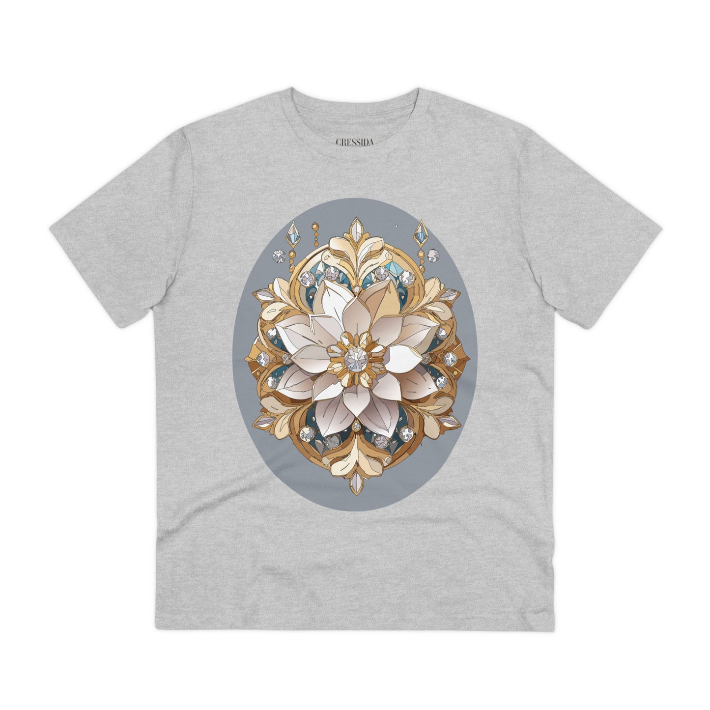 Organic T-shirt with Flower