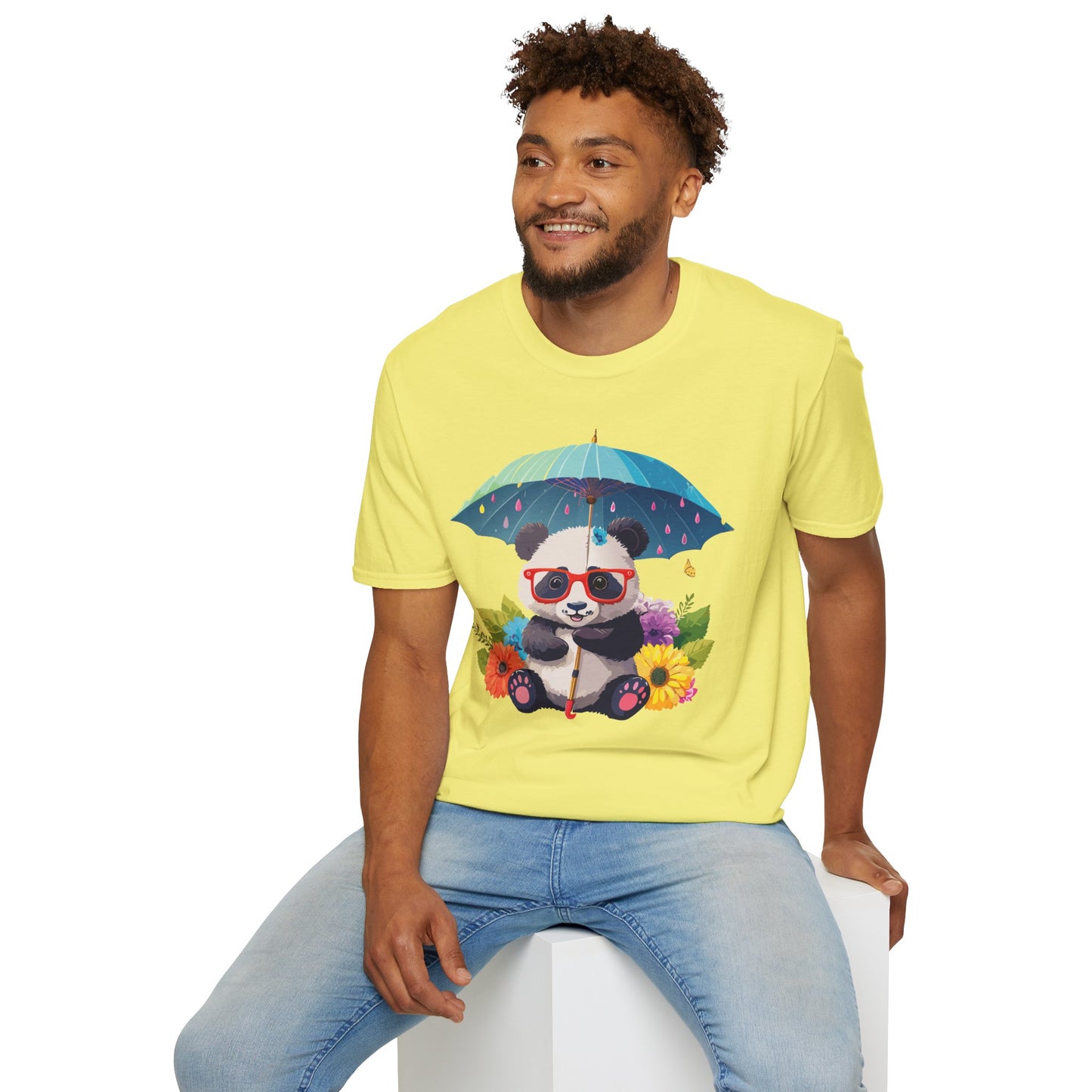 Panda Shirt, T Shirt with Panda, Animal Shirt, Tee Shirt with Animals