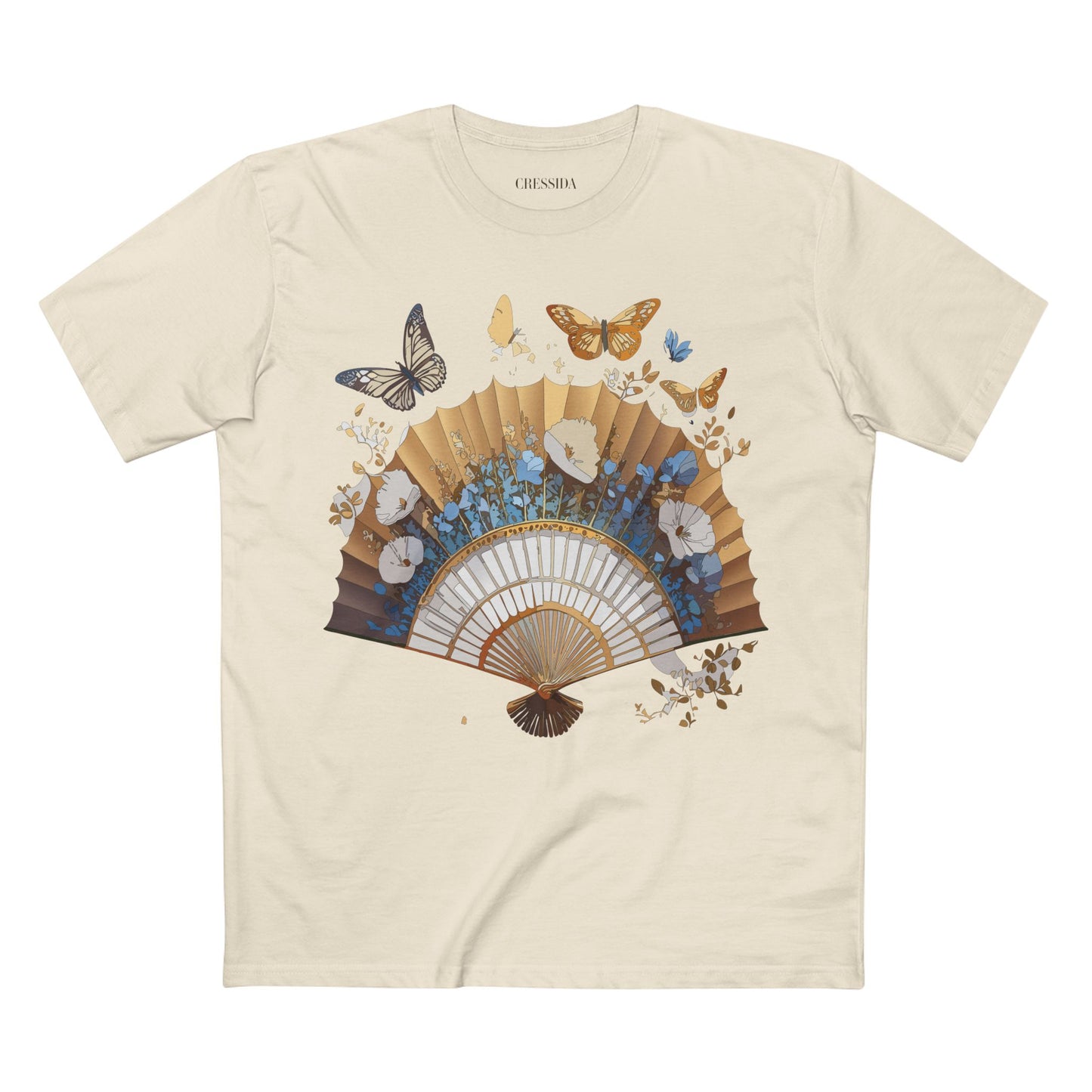 Fan shirt, Shirt with Fan, Tee Shirt with Antique Fan