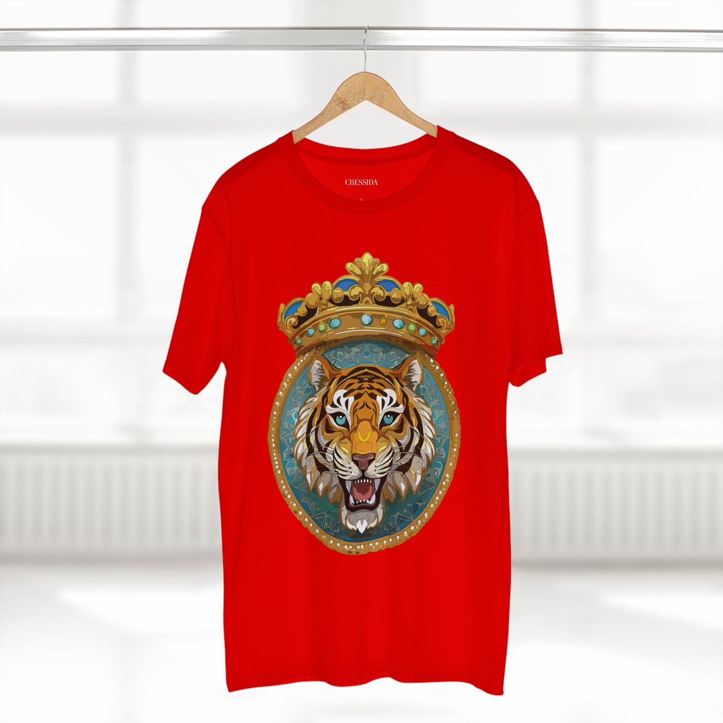 Unisex Animal Art Tee With Antique Medallion Design Premium Cotton Shirt