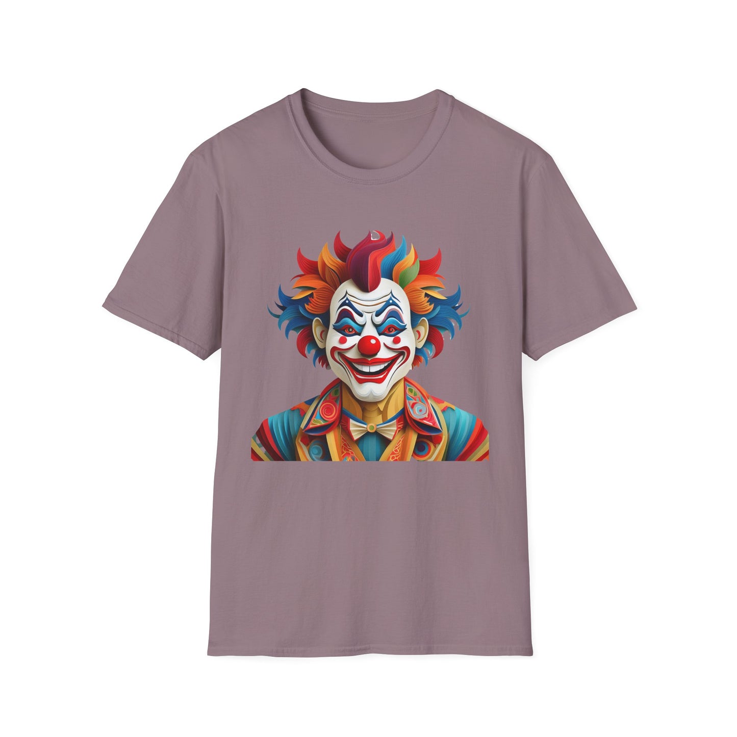 Clown Shirt, T Shirt with Clown, Funny Man Shirt, Tee Shirt with Funny Man, Circus Shirt, Shirt with Circus, Scary Man Shirt, Shirt with Scary Man