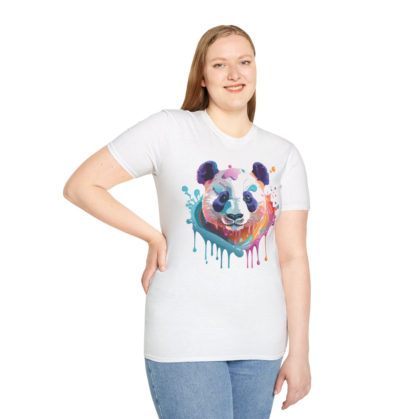 Panda Shirt, T Shirt with Panda, Animal Shirt, Tee Shirt with Animals